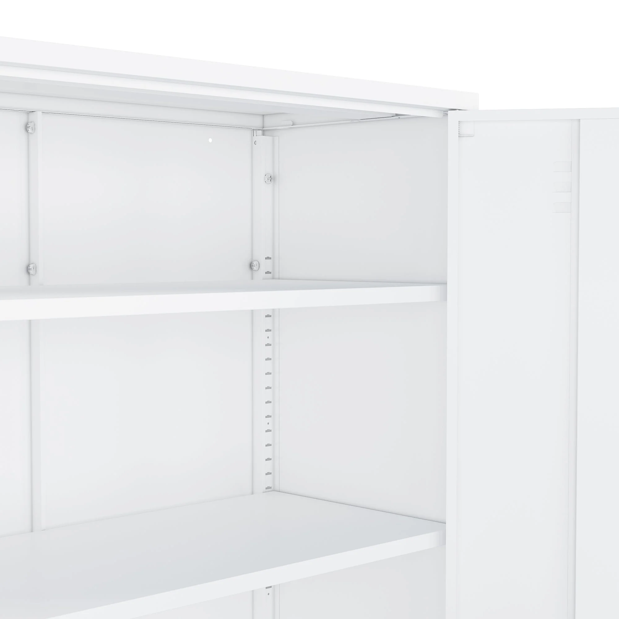 Naomi 31.5" Accent Cabinet in White - Image 6