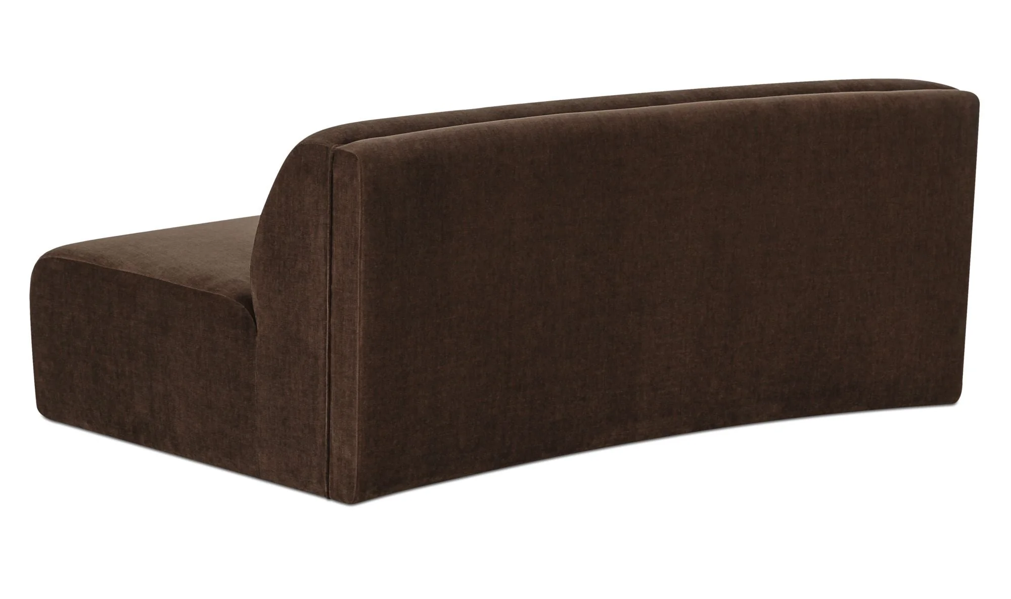 Naomi Convex Sofa Dark Brown - Image 5
