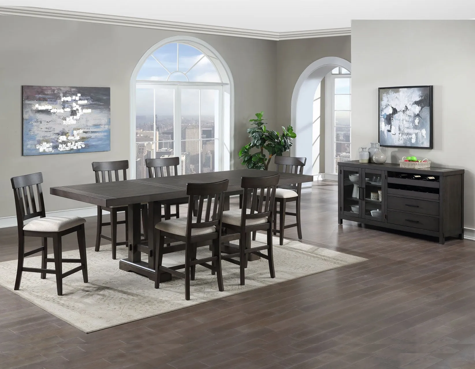 Napa Dusky Cedar Counter Height Dining Set
