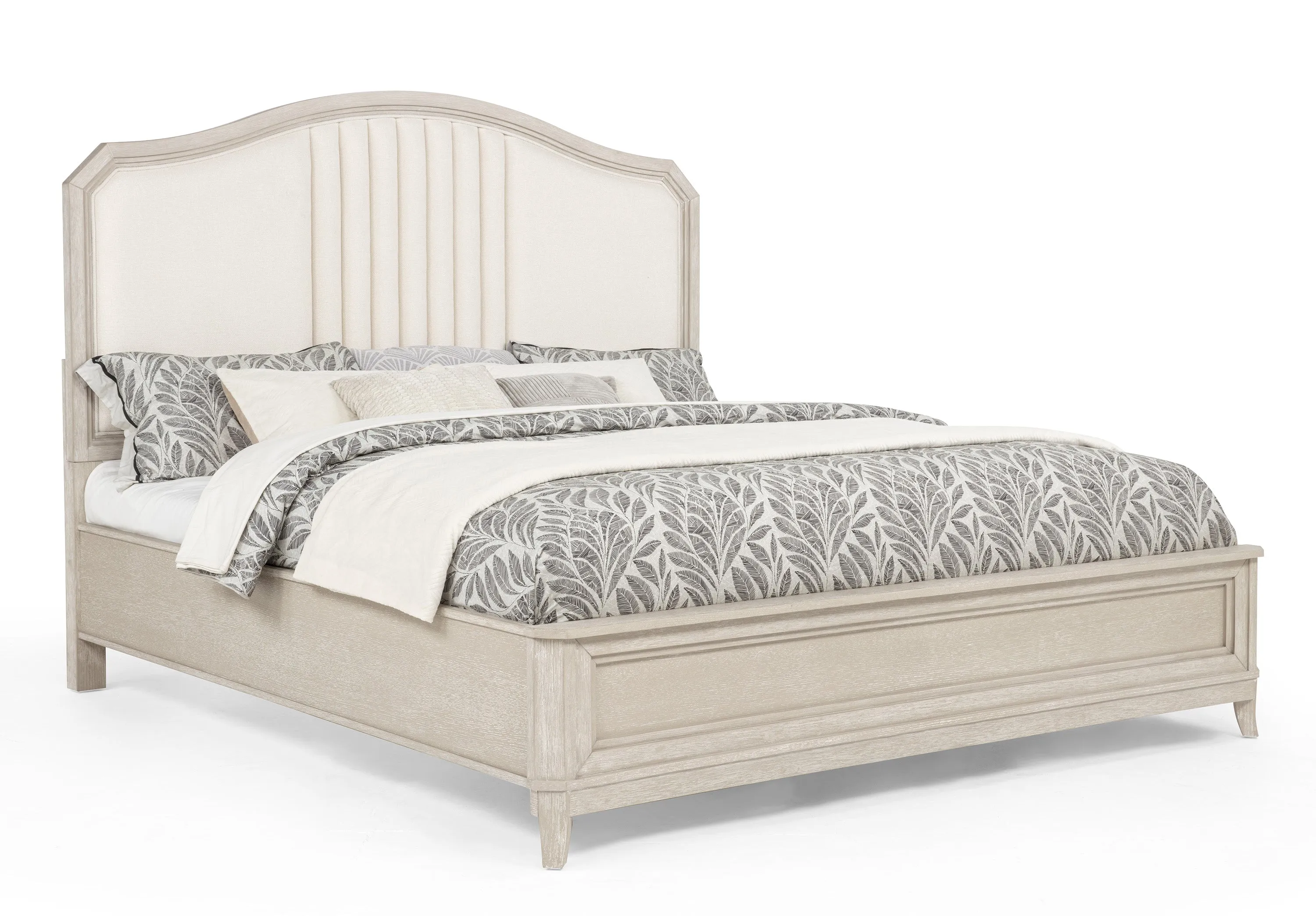 Napoli Natural King Panel Bed