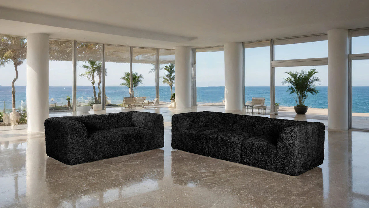 Nappi Black Sofa - Image 2