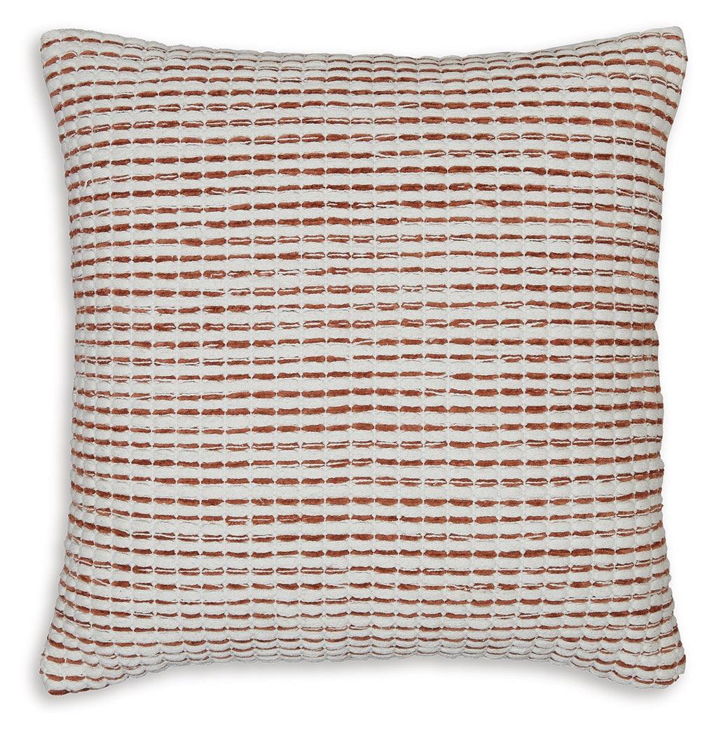 Nashlin White/Rust Pillow (Set of 4) - Image 2