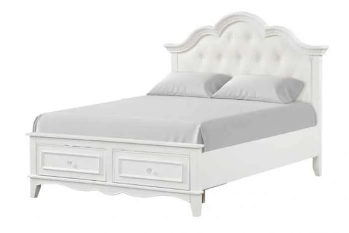 Naucalpan White 4-Piece Twin Bedroom Set - Image 4