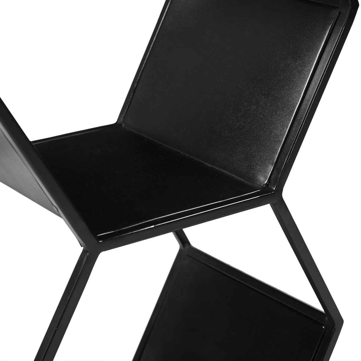 Navarre 72" Metal Octagonal Bookshelf - Image 4