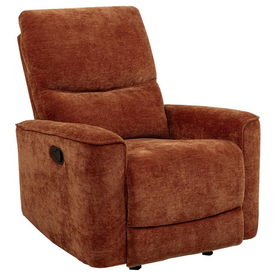 Navarro Chenille Upholstered Glider Recliner - Image 12