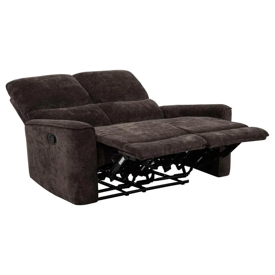 Navarro Chenille Upholstered Reclining Loveseat - Image 17