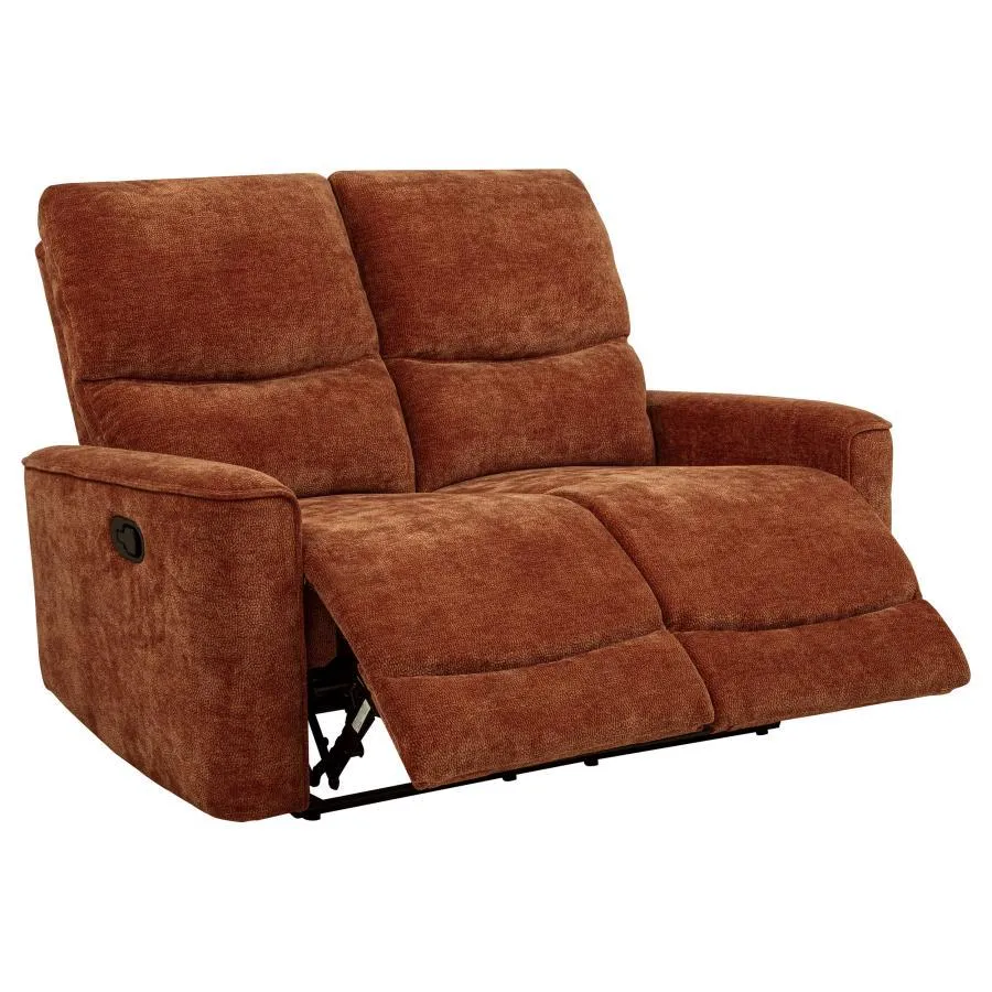 Navarro Chenille Upholstered Reclining Loveseat - Image 2