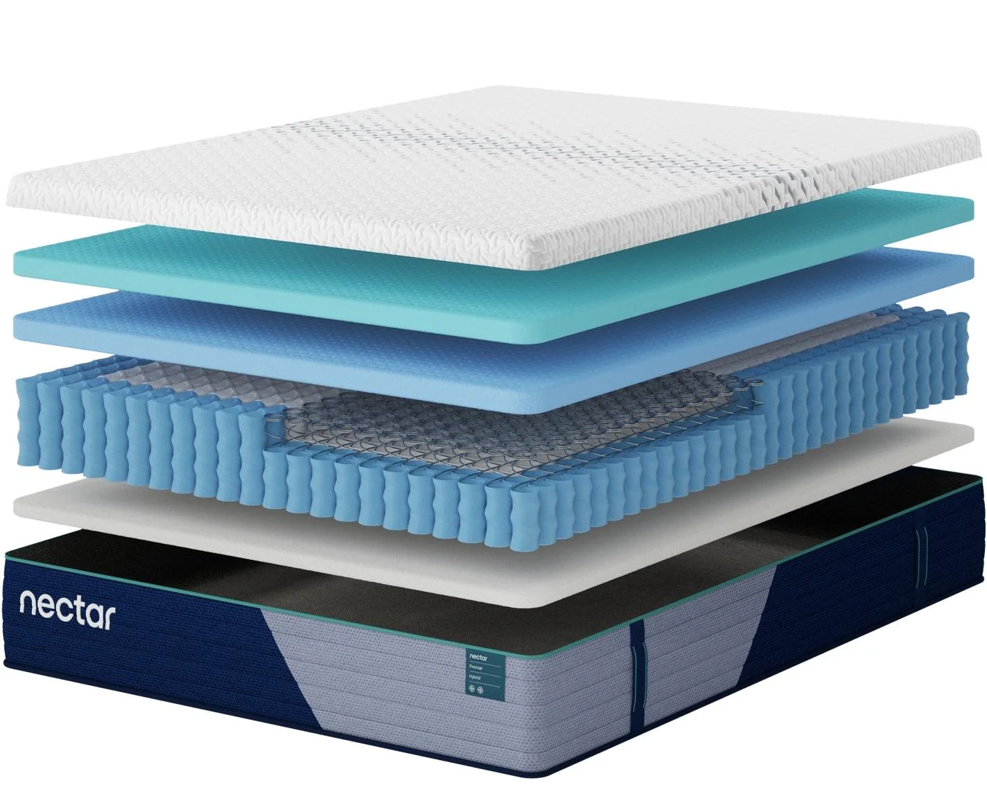 Nectar Hybrid Premier 5.1 White California King Mattress - Image 4