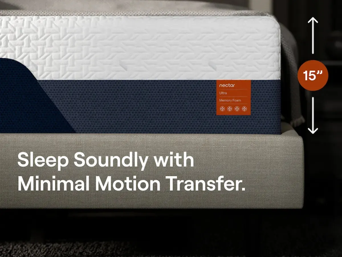 Nectar Ultra Memory Foam 5.1 White Queen Mattress - Image 8