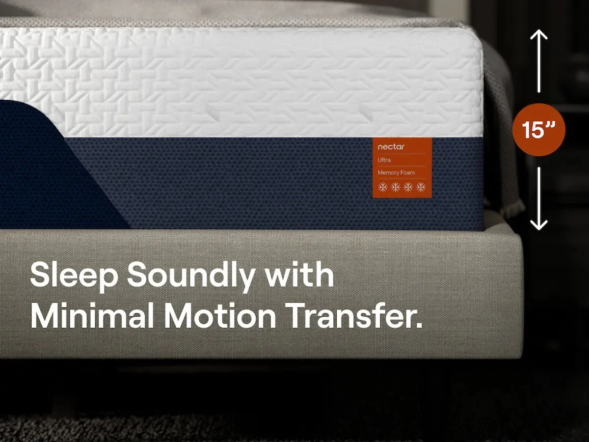 Nectar Ultra Memory Foam 5.1 White Twin Mattress - Image 8