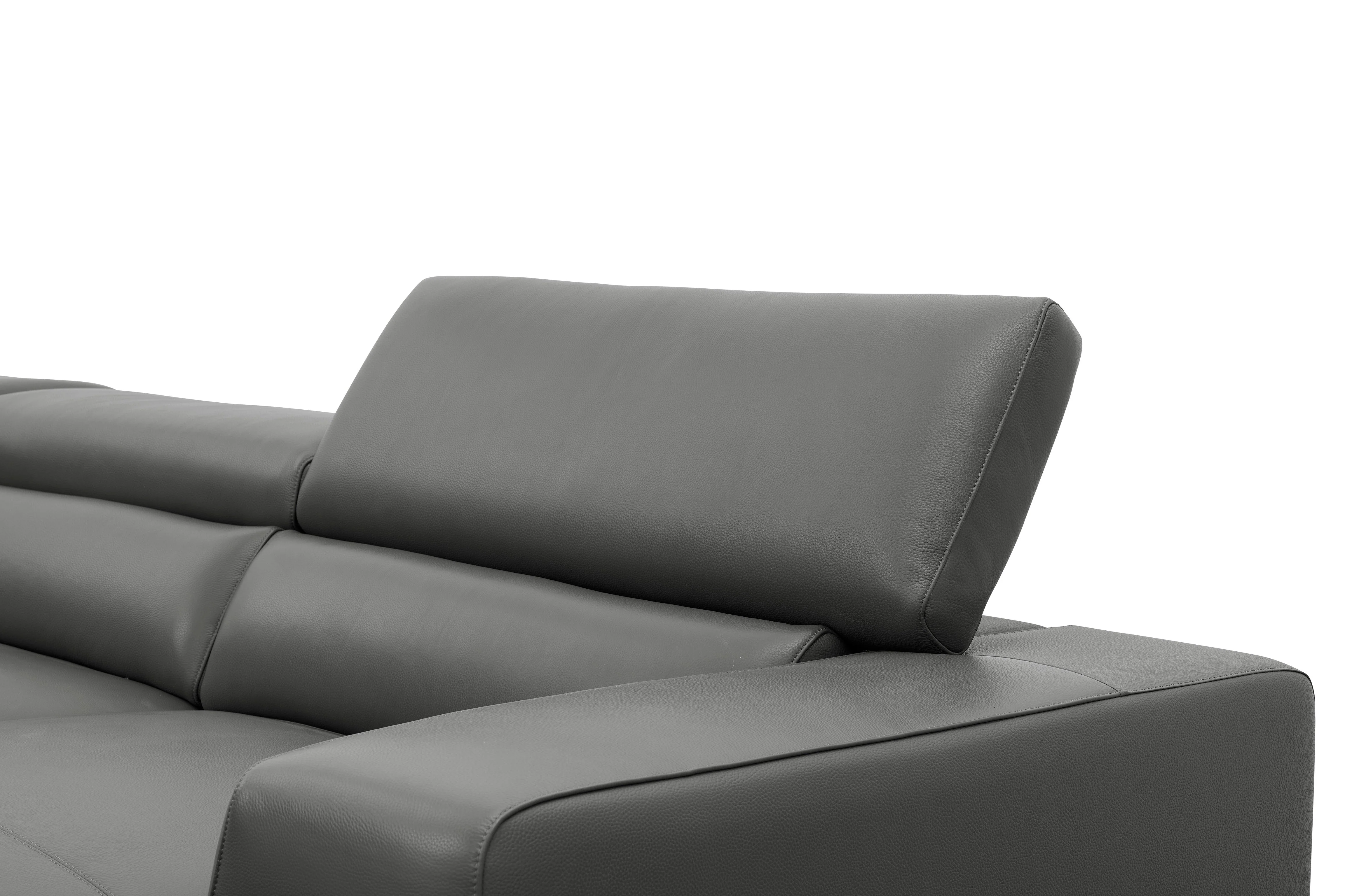 Nella Dark Grey 4-Piece Sectional - Image 12