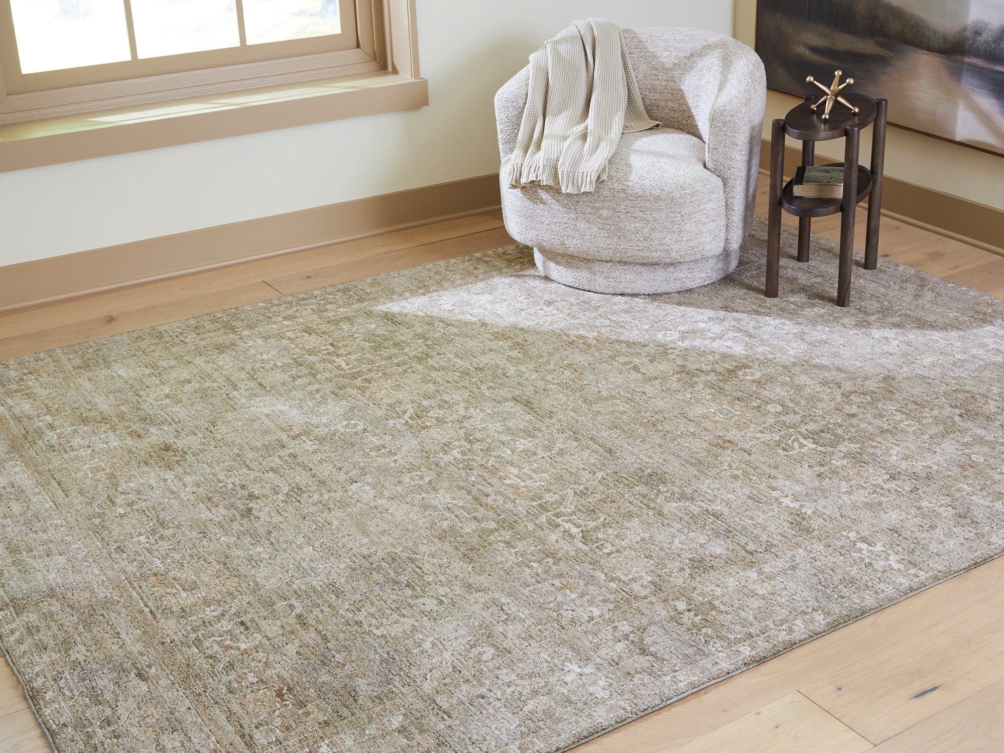 Neroham Gray/Brown/Cream Large Rug - Image 2