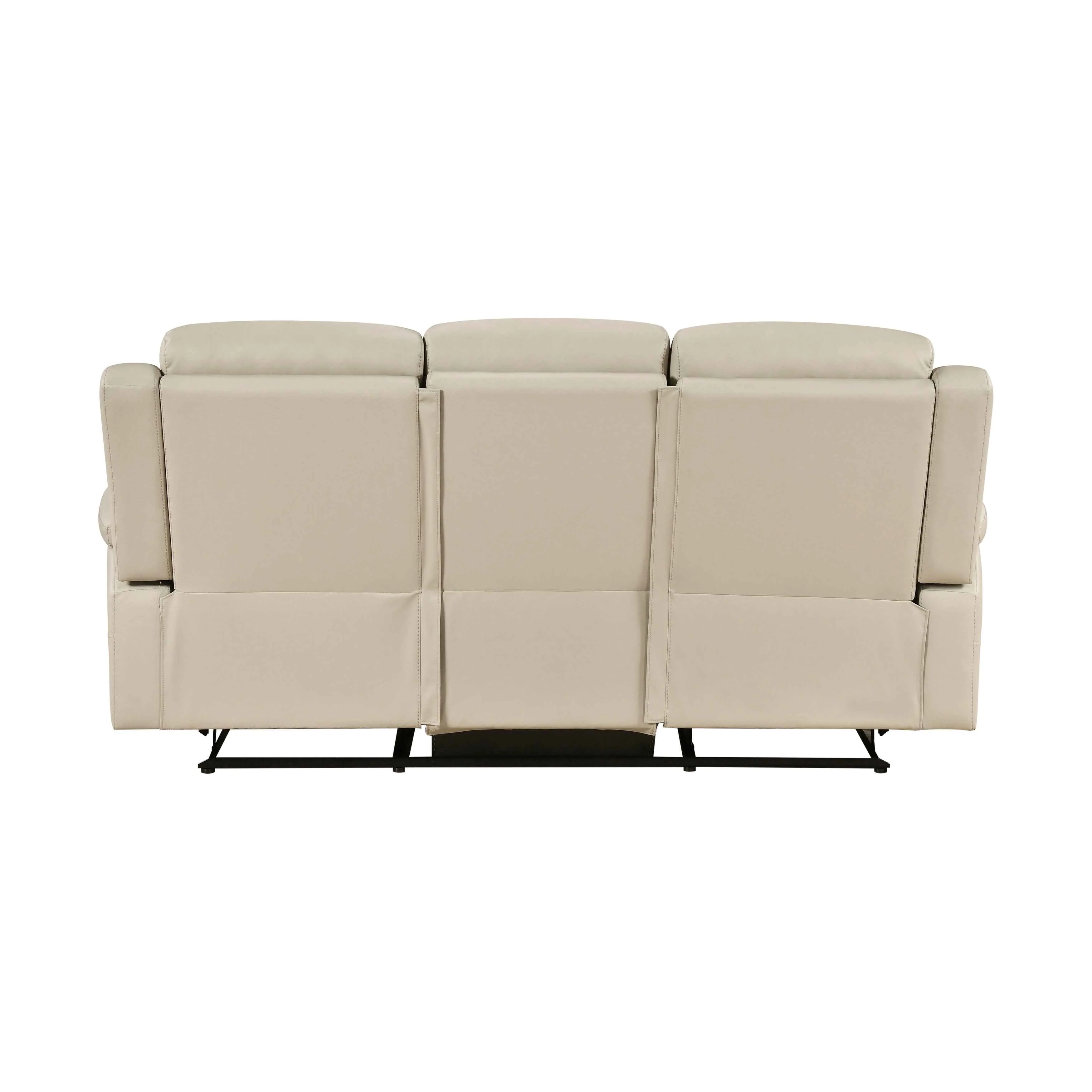 Nest Beige 3-Piece Reclining Living Room Set - Image 4