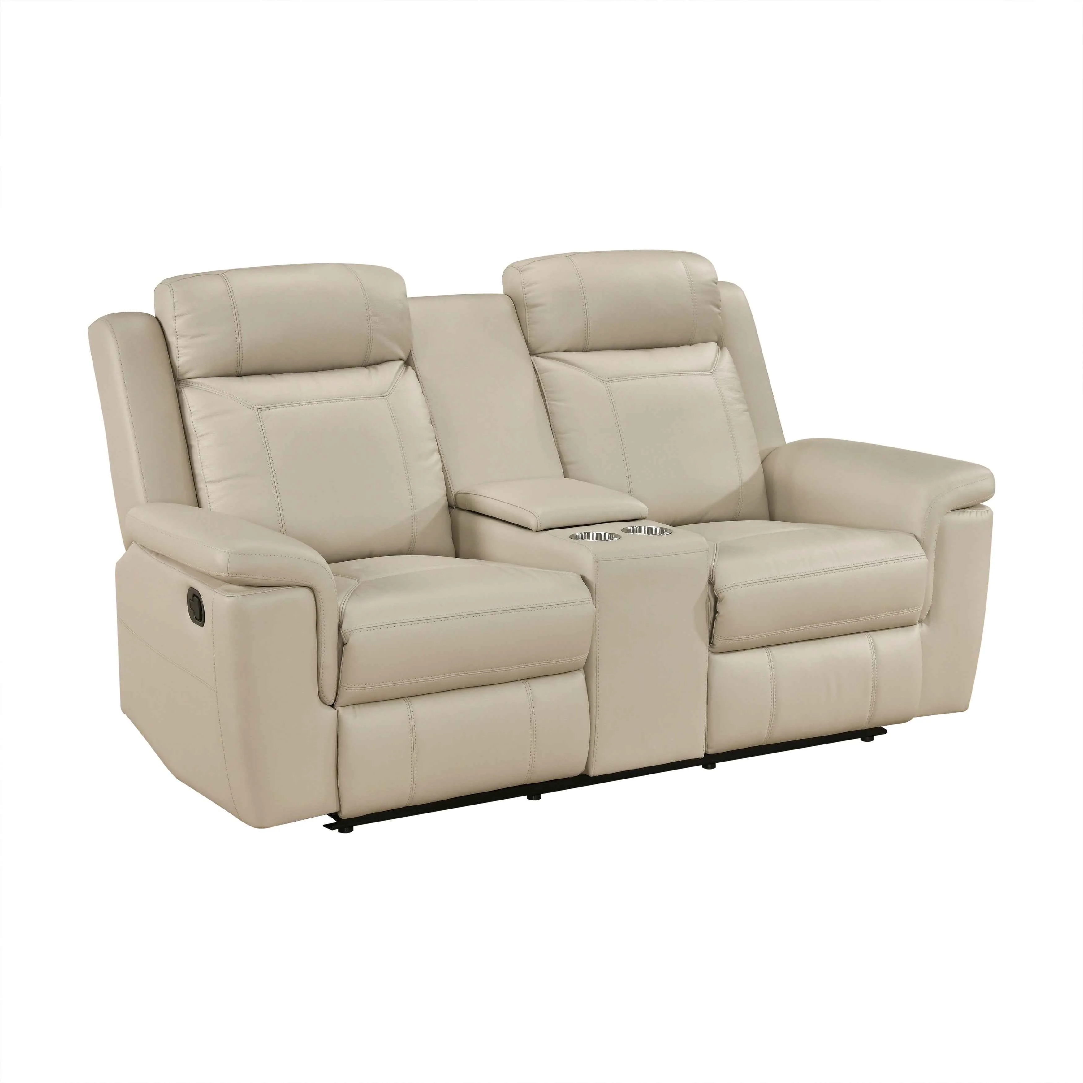Nest Beige 3-Piece Reclining Living Room Set - Image 7
