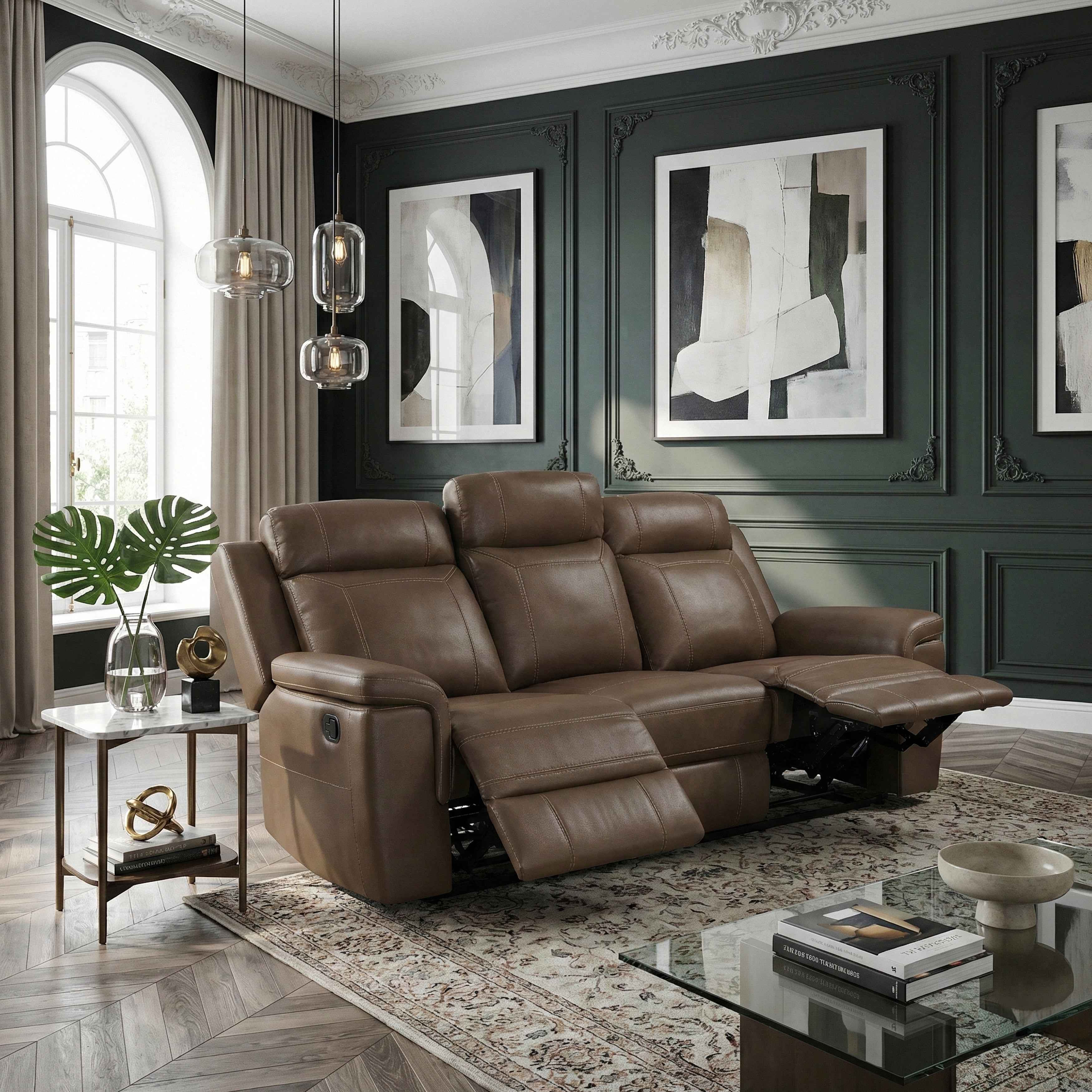 Nest Camel Double Reclining Sofa - Image 10