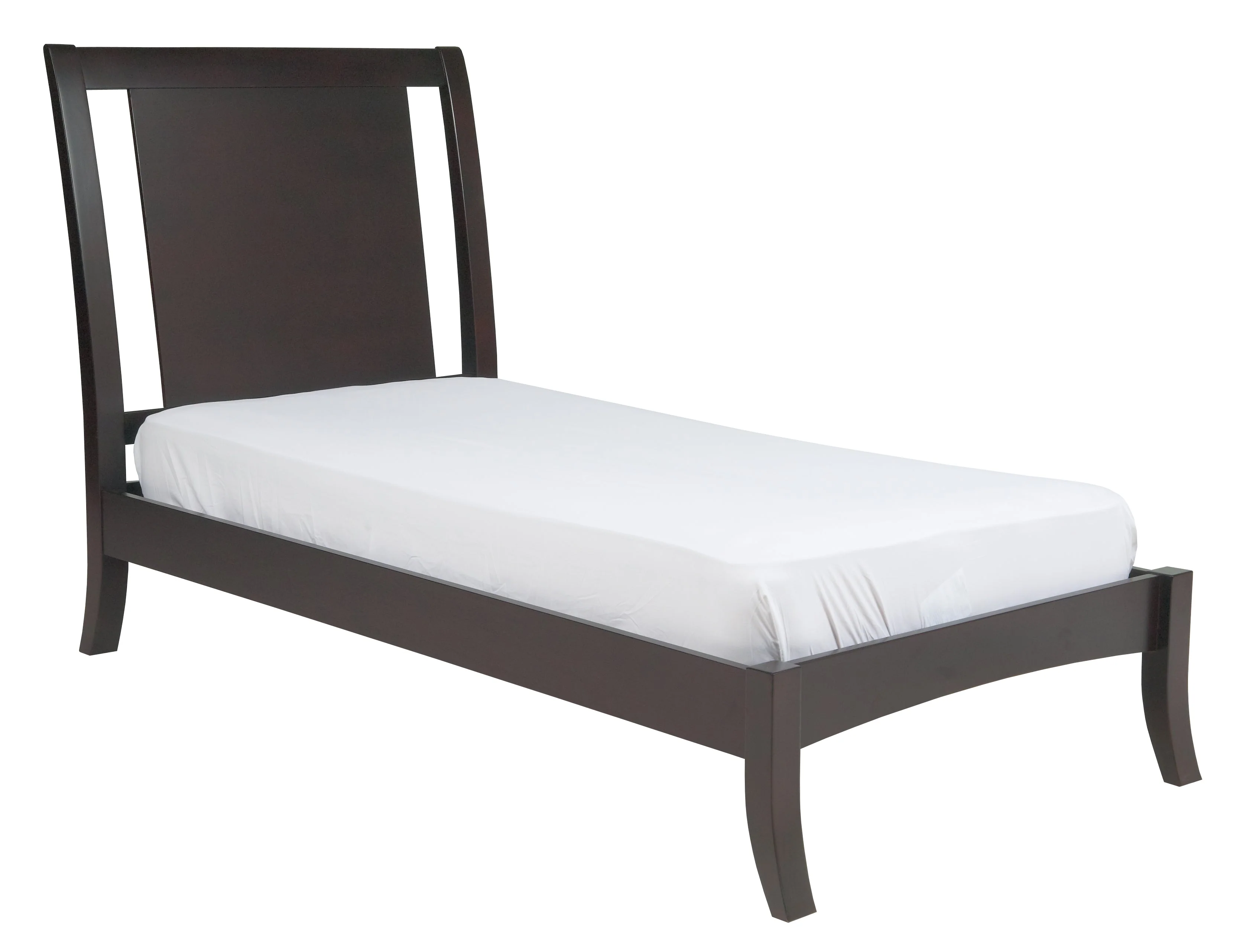 Nevis Wood California King Sleigh Bed in Espresso - Image 5
