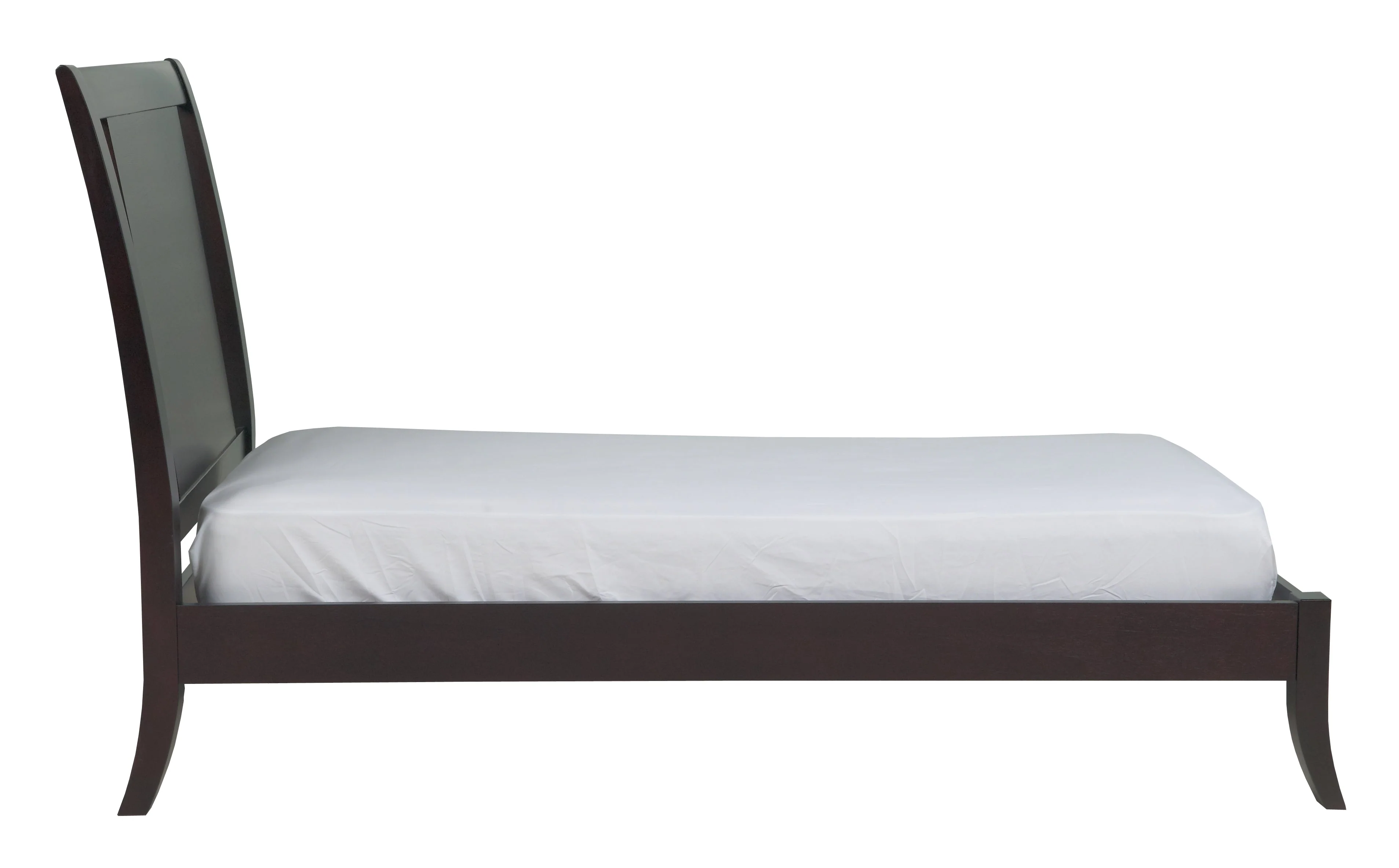 Nevis Wood California King Sleigh Bed in Espresso - Image 7