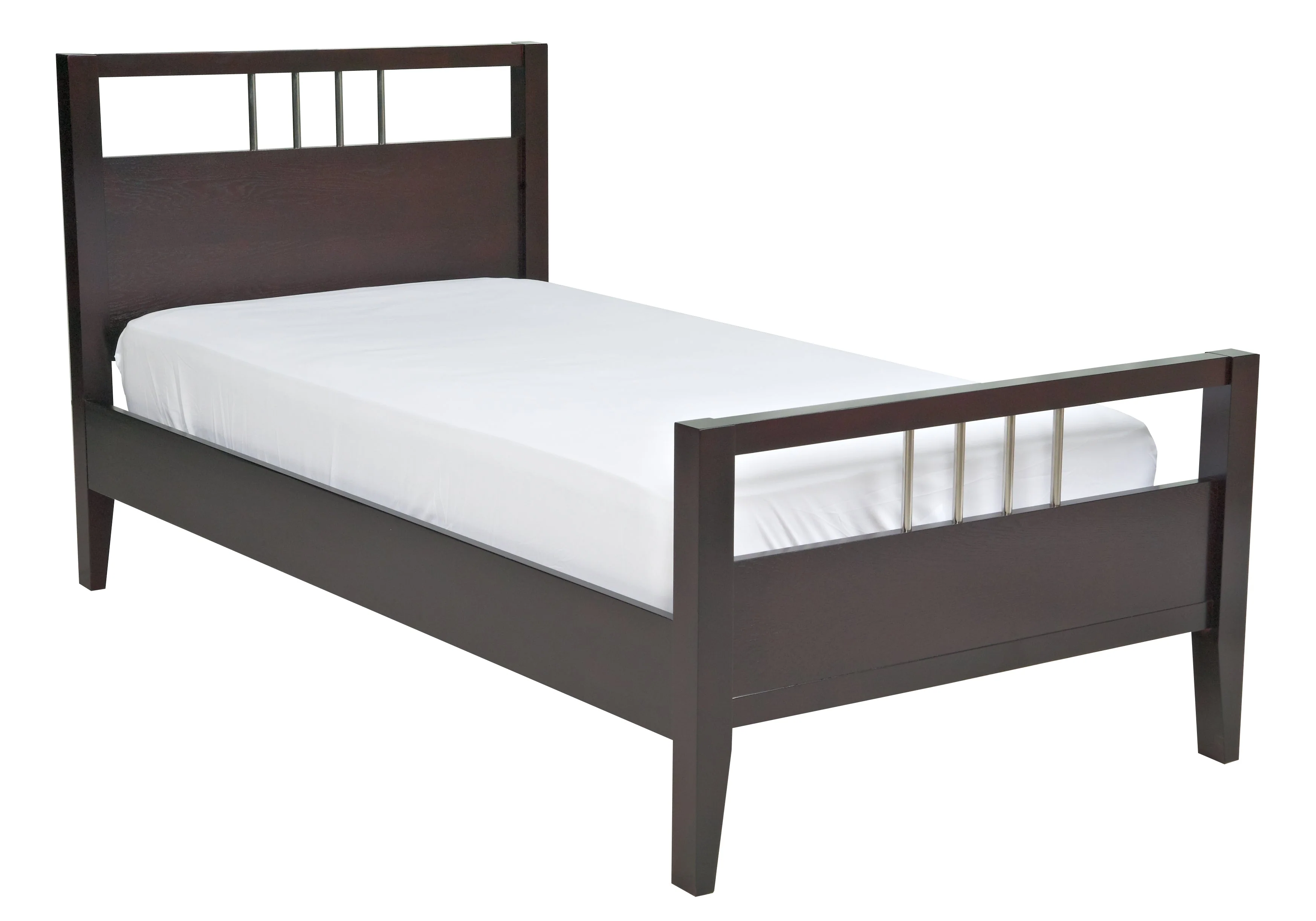 Nevis Wood Eastern King Platform Bed in Espresso - Image 5