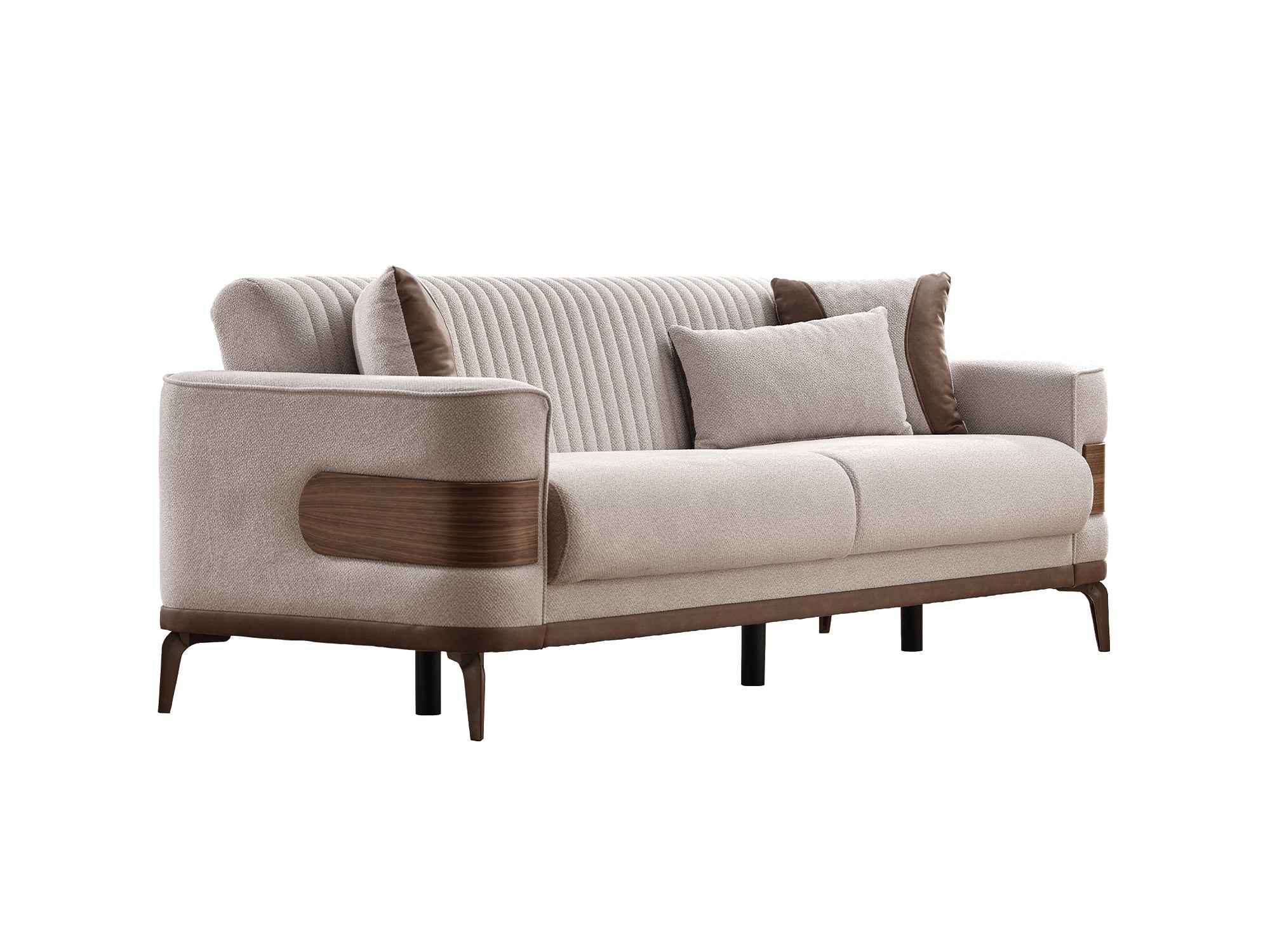 New Mood Cream Convertible Sofa