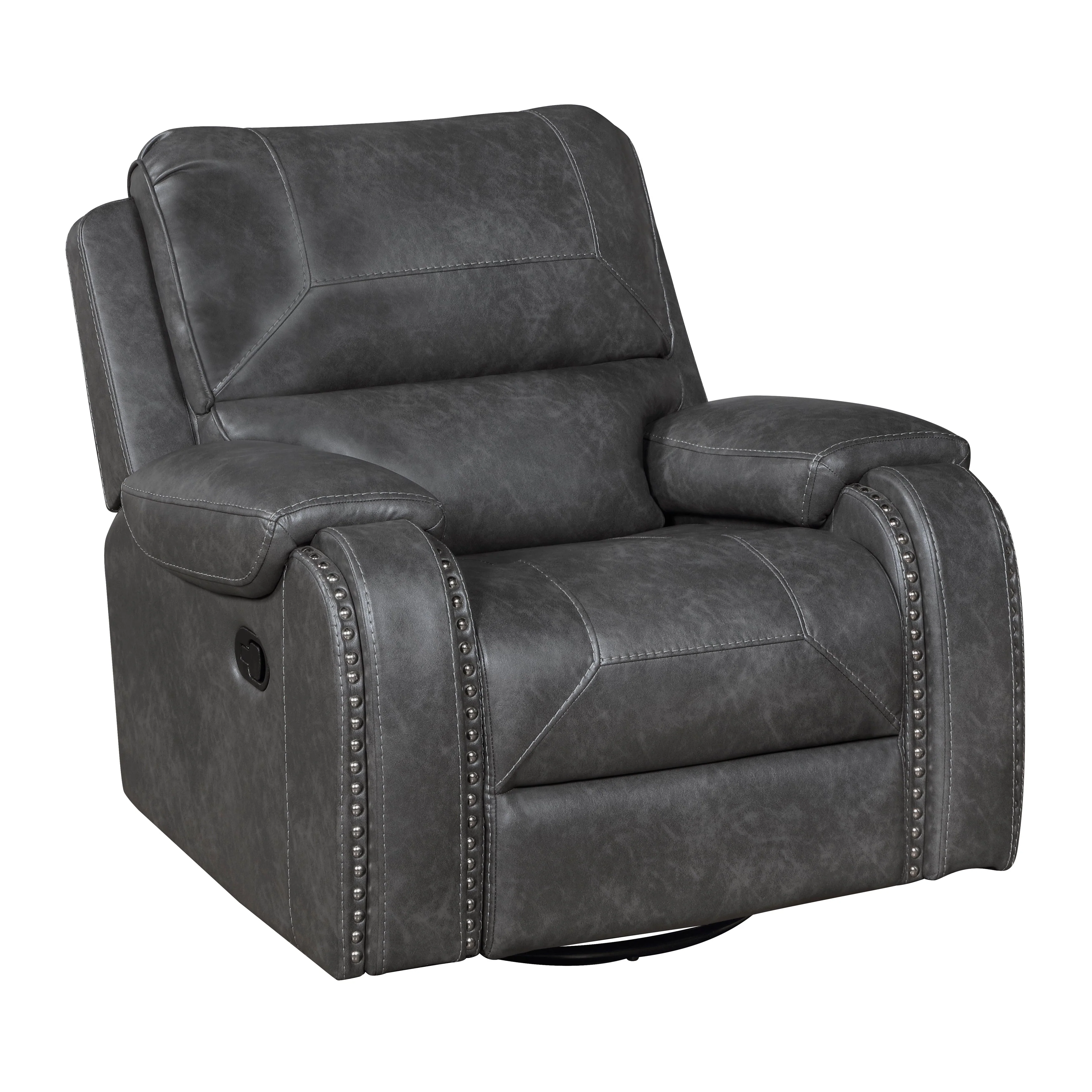 Newnan Gray Double Reclining Living Room Set - Image 16