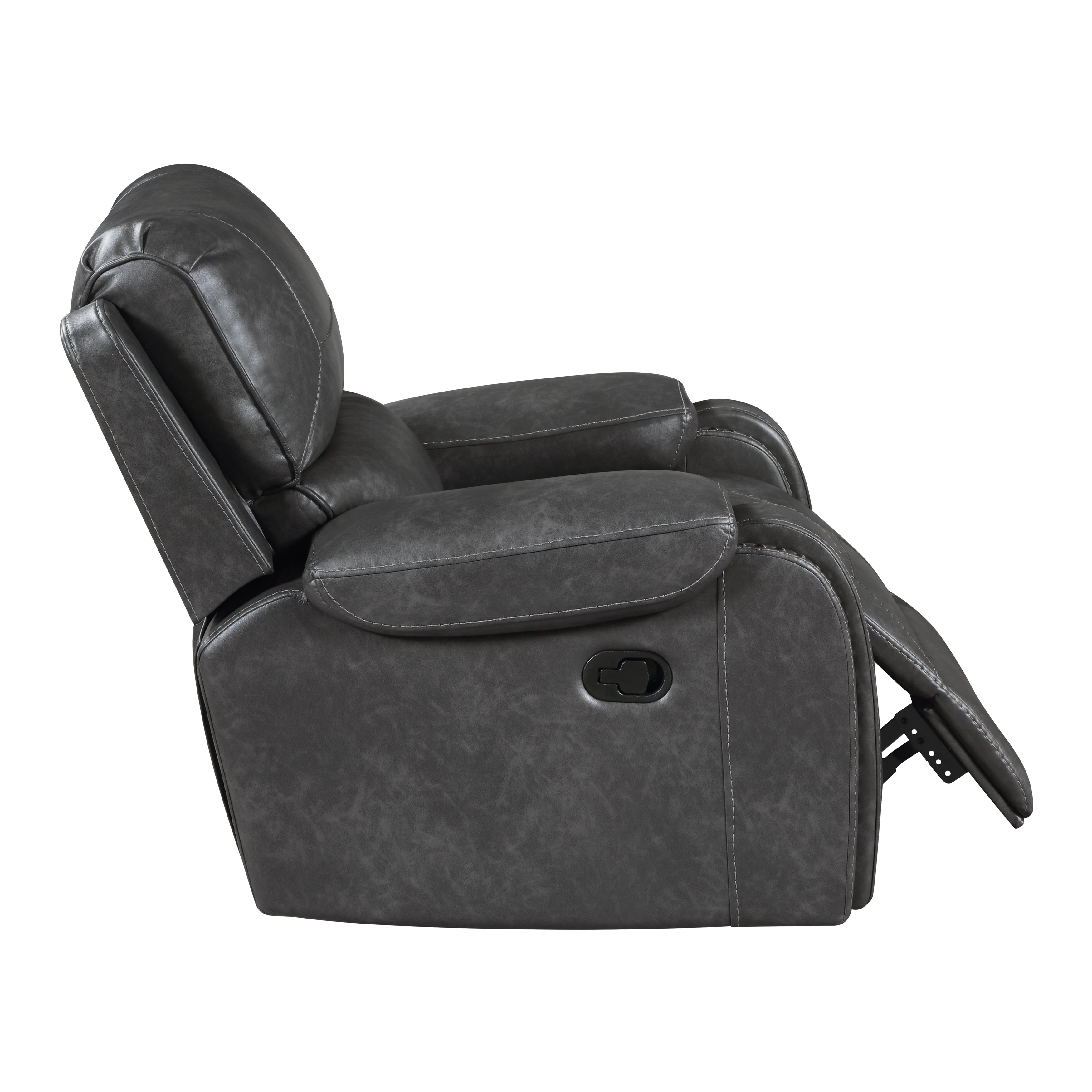 Newnan Gray Double Reclining Living Room Set - Image 22