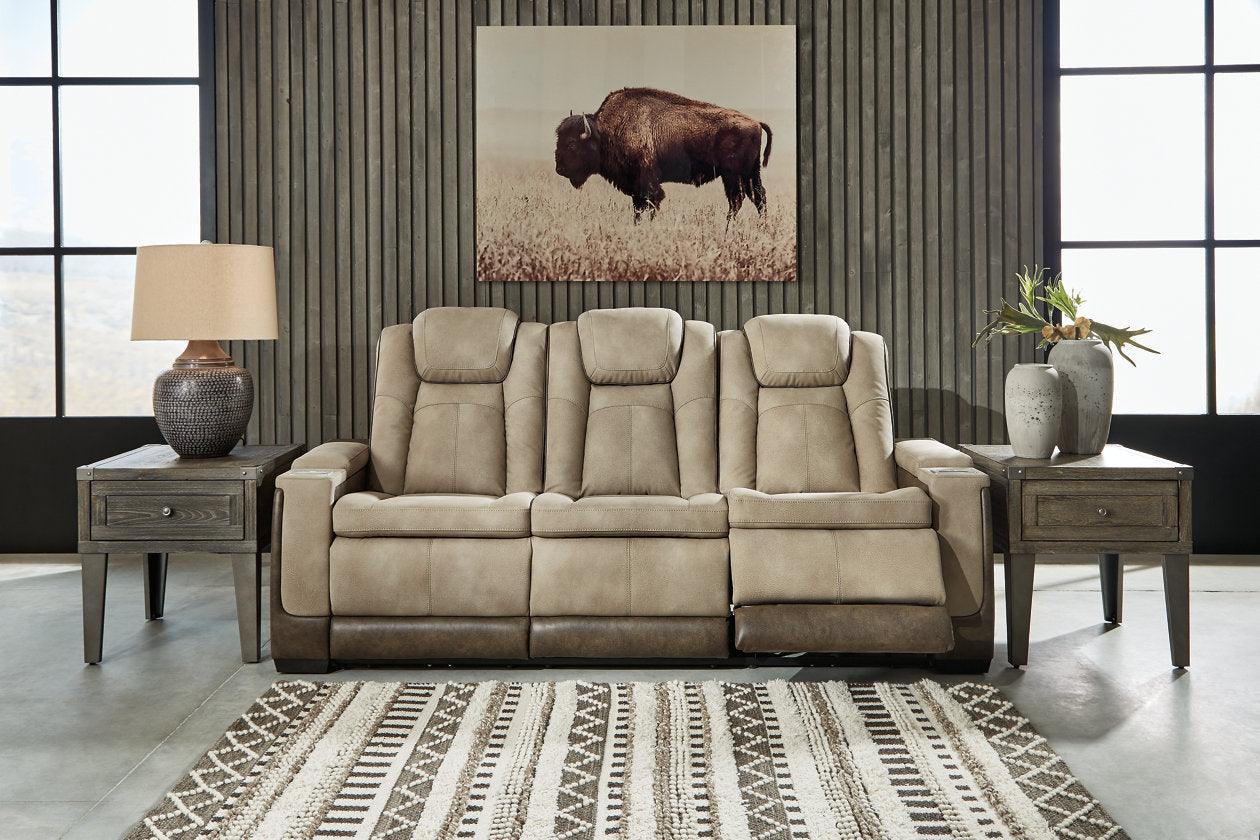 Next-Gen DuraPella Sand Dual Power Reclining Sofa - Image 14