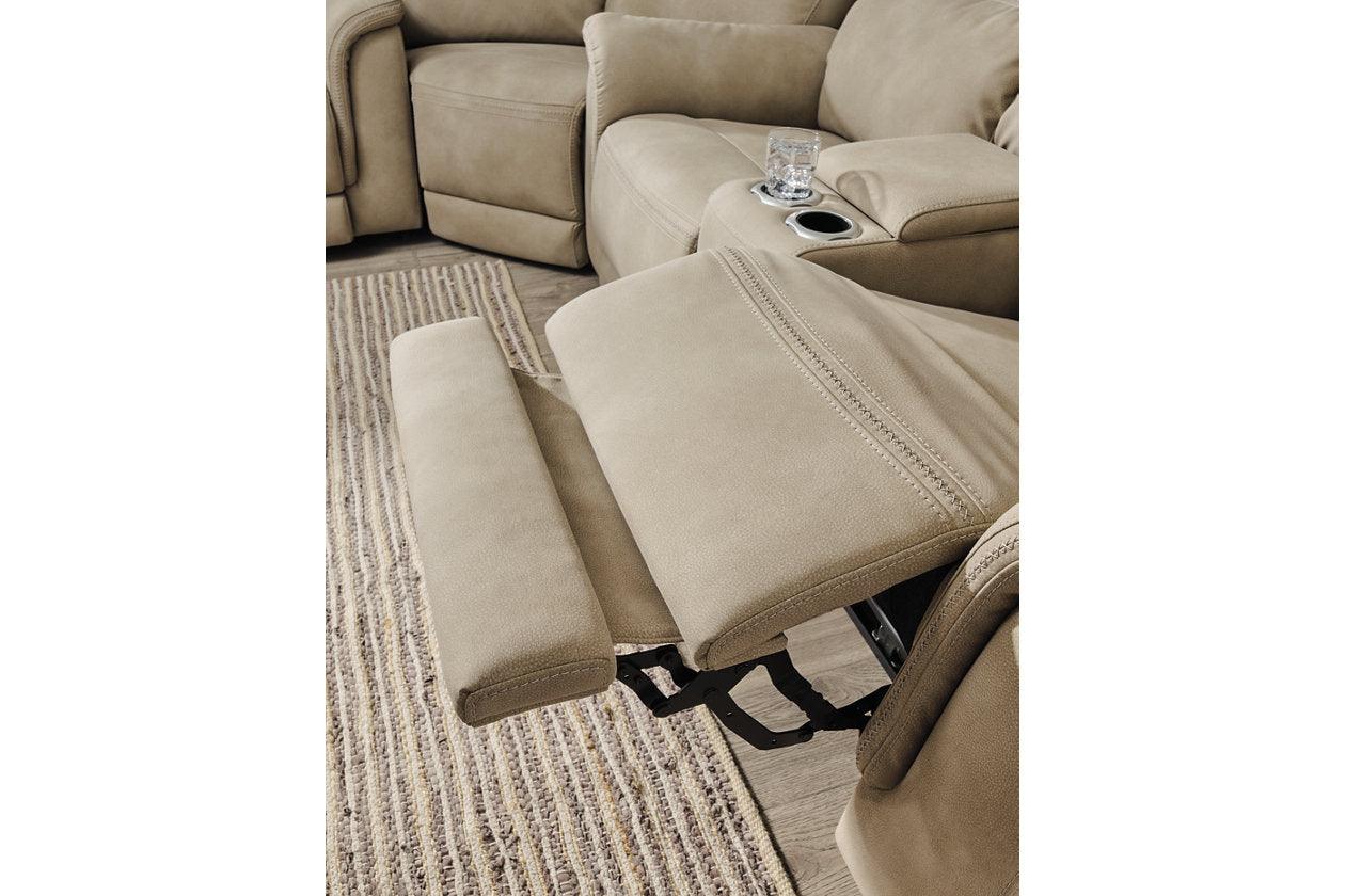 Next-Gen DuraPella Sand Performance Fabric Dual Power Recliner - Image 9