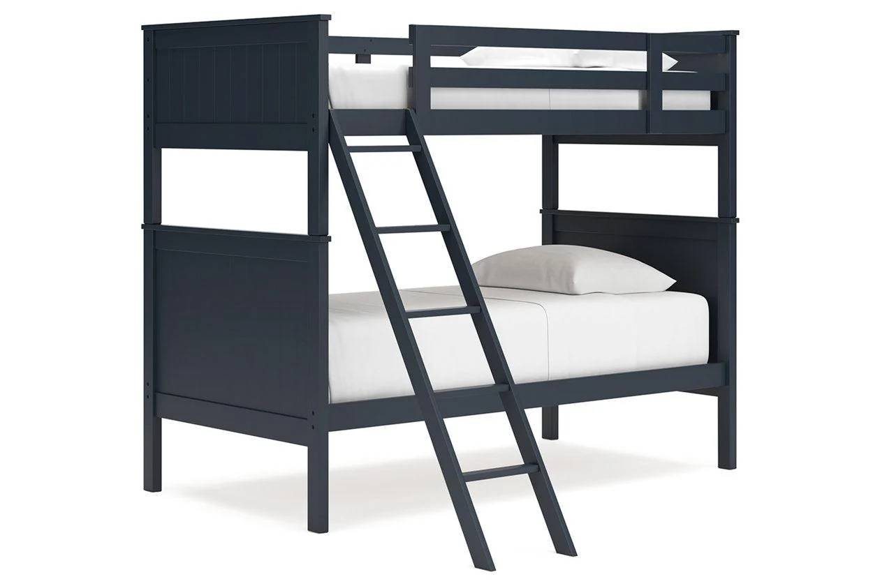 Nextonfort Blue Twin over Twin Bunk Bed - Image 3