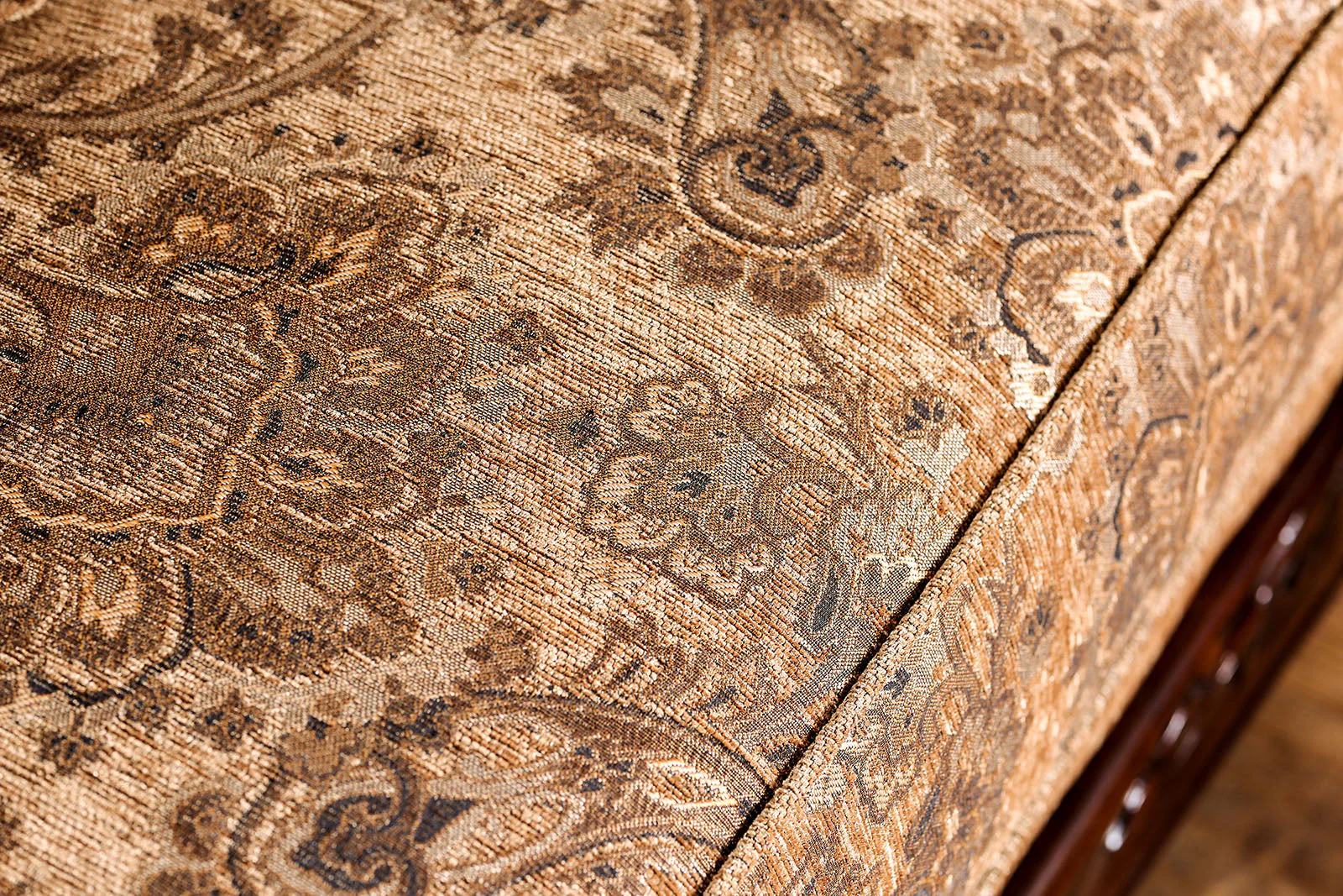 Nicanor Tan/Gold Sofa & Loveseat - Image 7