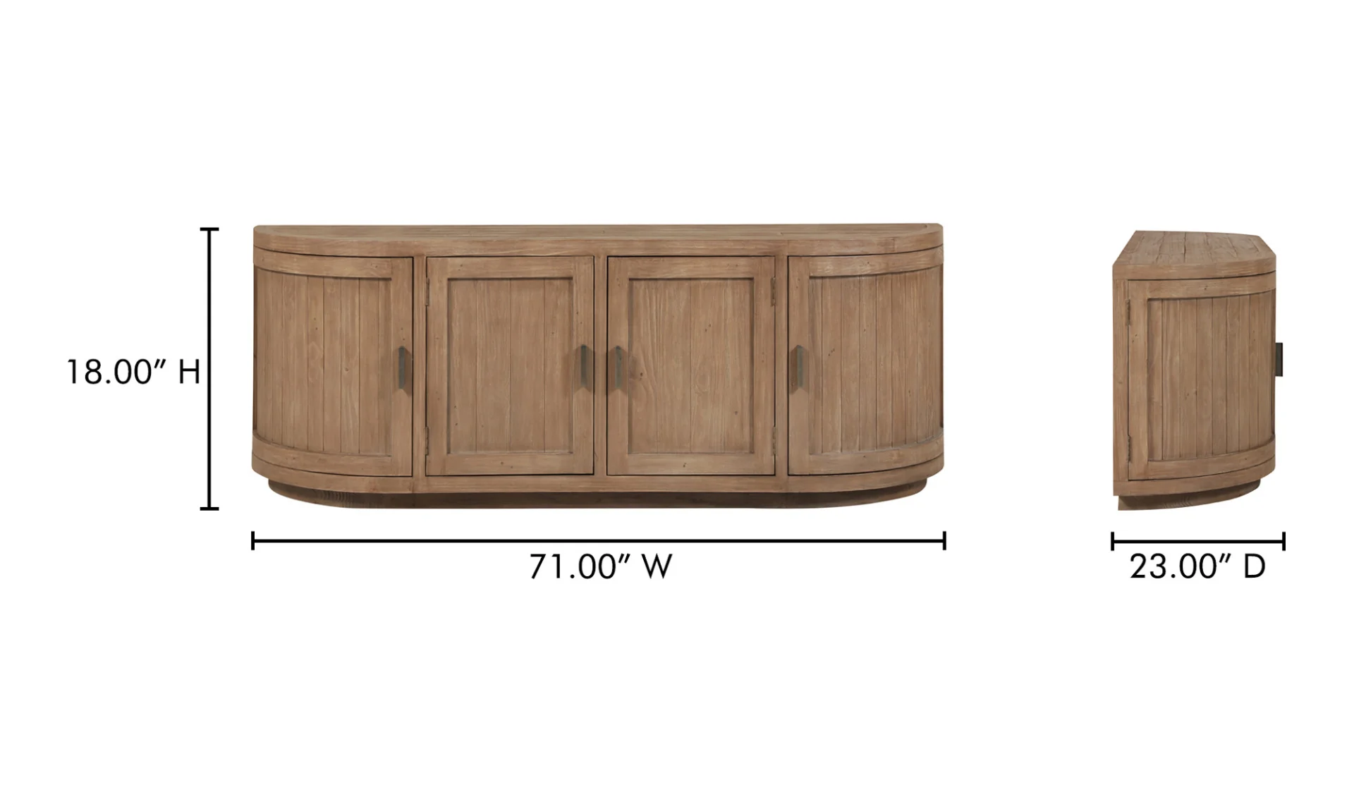 Nicola Media Cabinet - Natural - Image 10