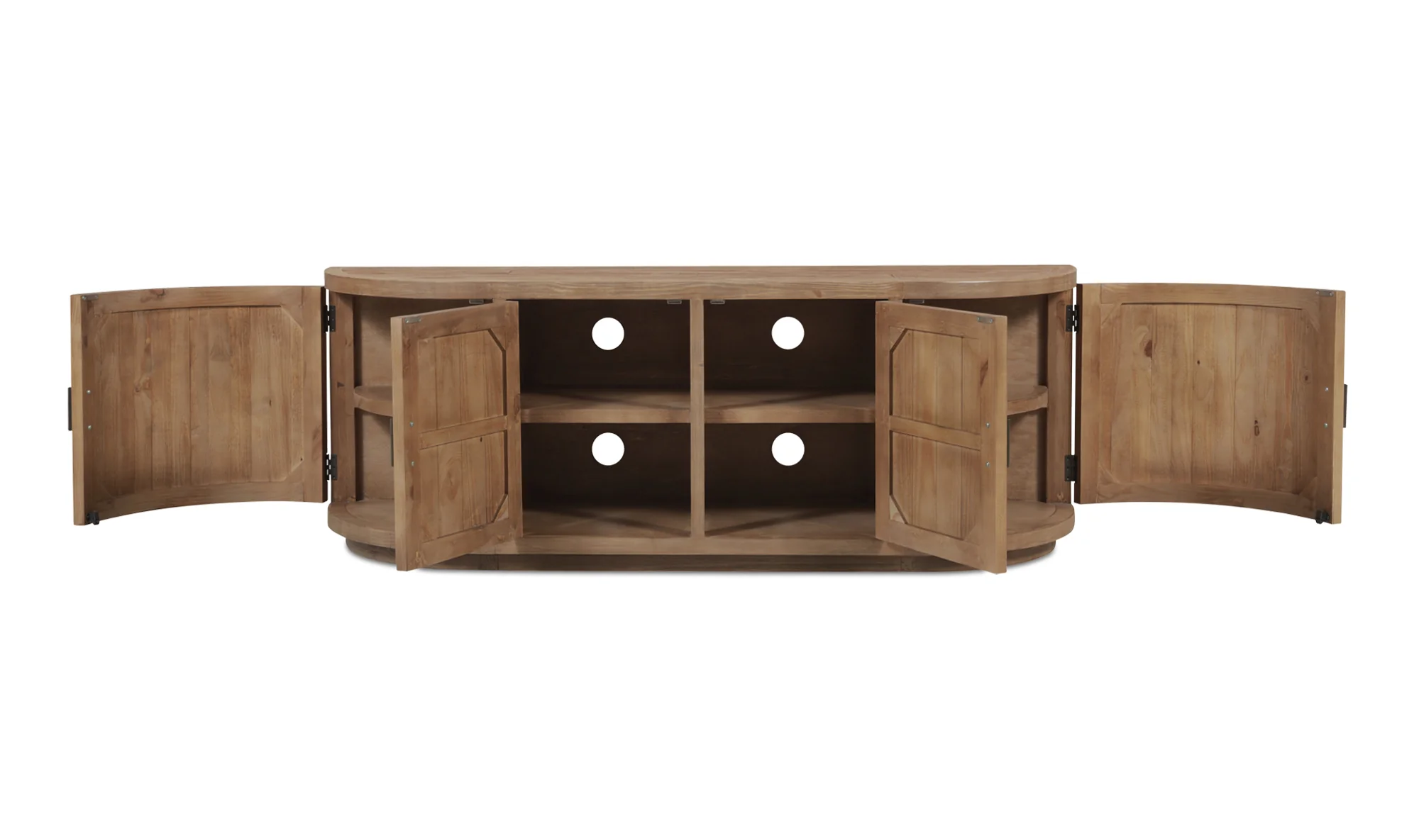 Nicola Media Cabinet - Natural - Image 7