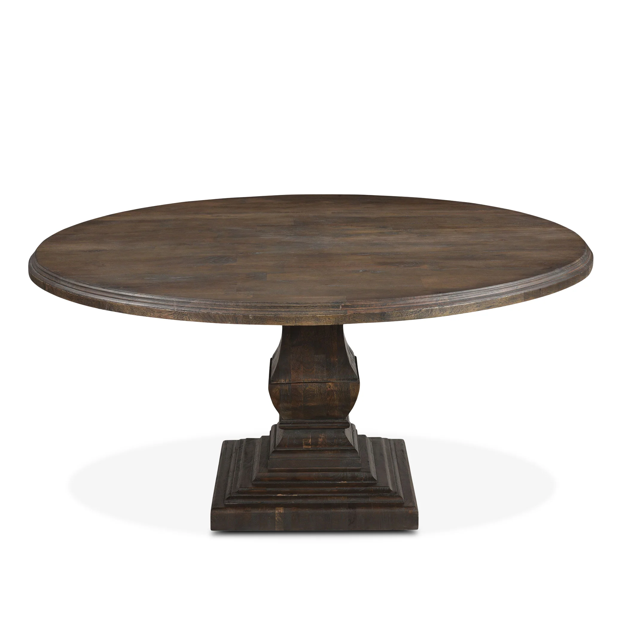 Nimes 60" Round Dining Table in Weathered Mango - Image 8