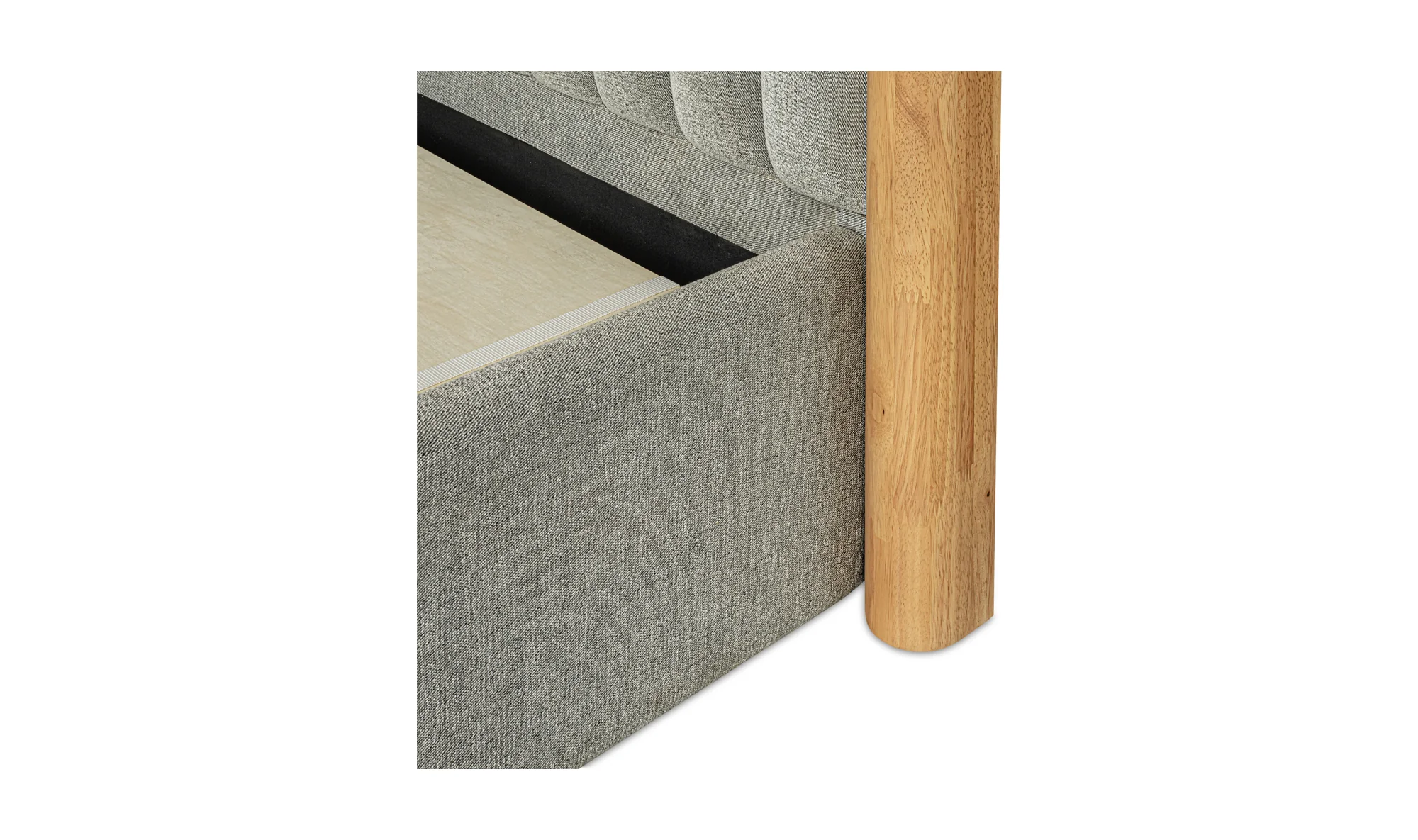 Nina Queen Bed - Grey - Image 8