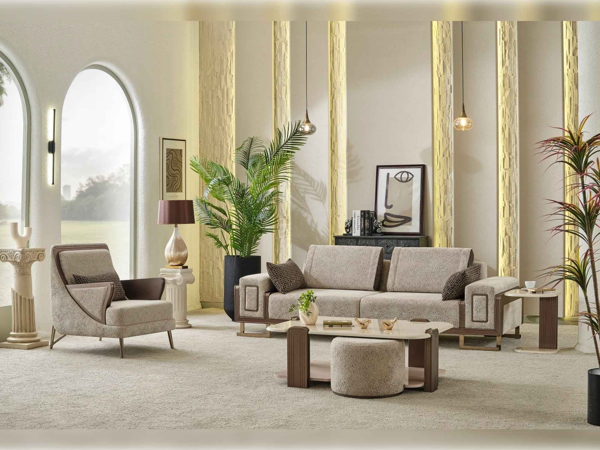 Nirvana Chair Beige - Image 4