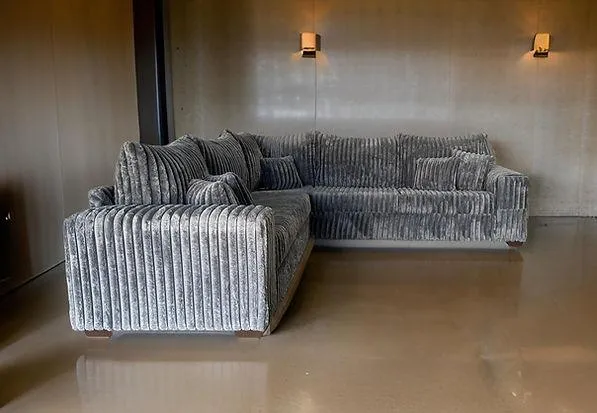 Noah Grey 3-Piece Sectional - Image 3