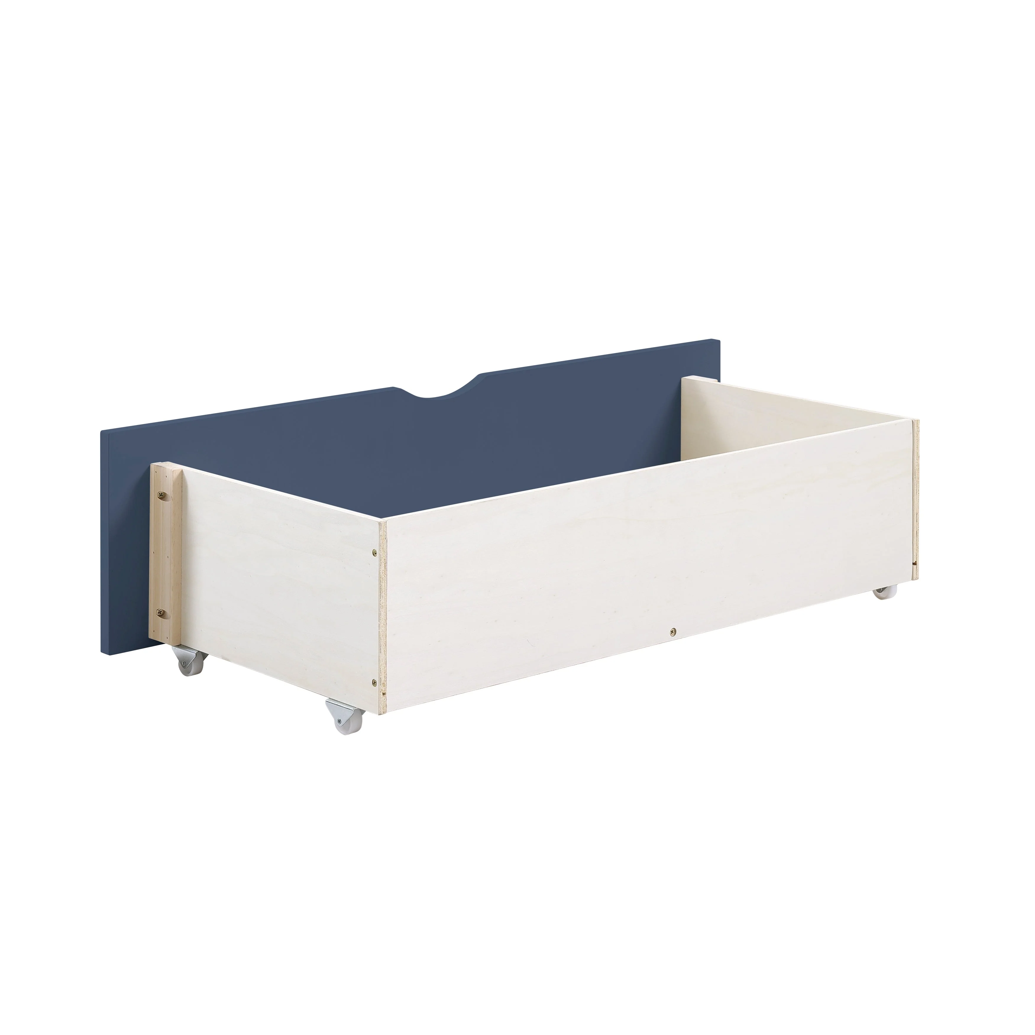 Nora Blue Twin Bookcase Platform Bed - Image 13