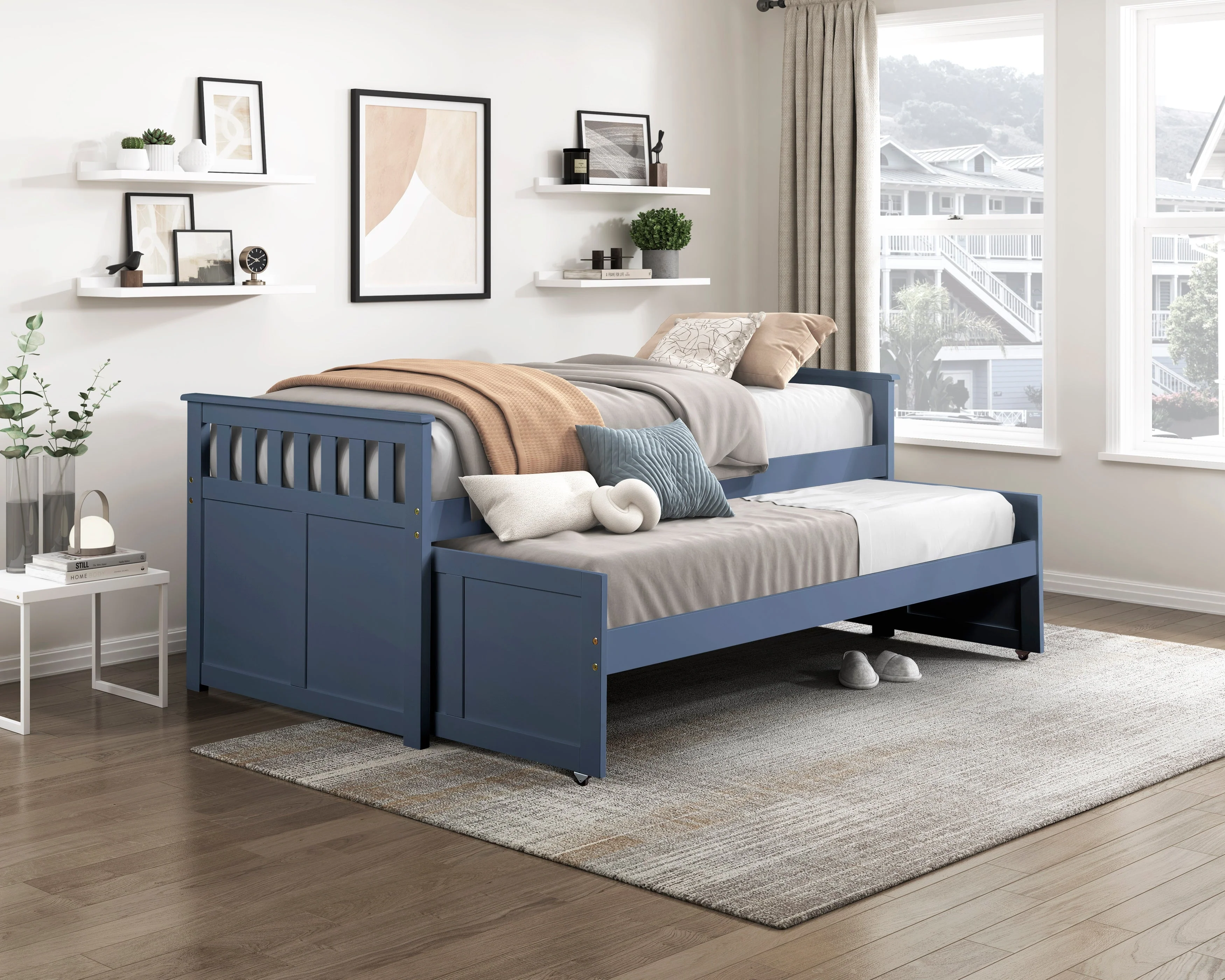 Nora Blue Twin/Twin Bed - Image 23