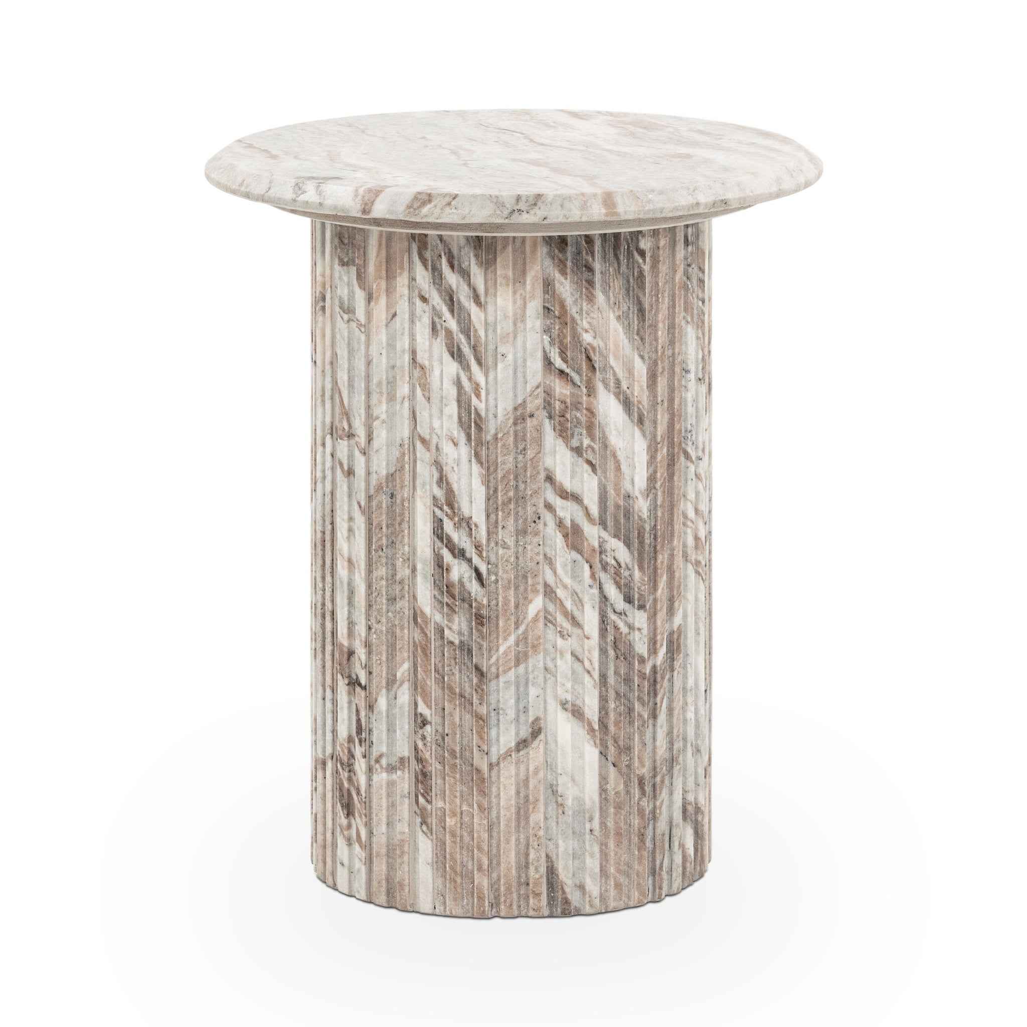 Nordens End Table - Rusty Gray