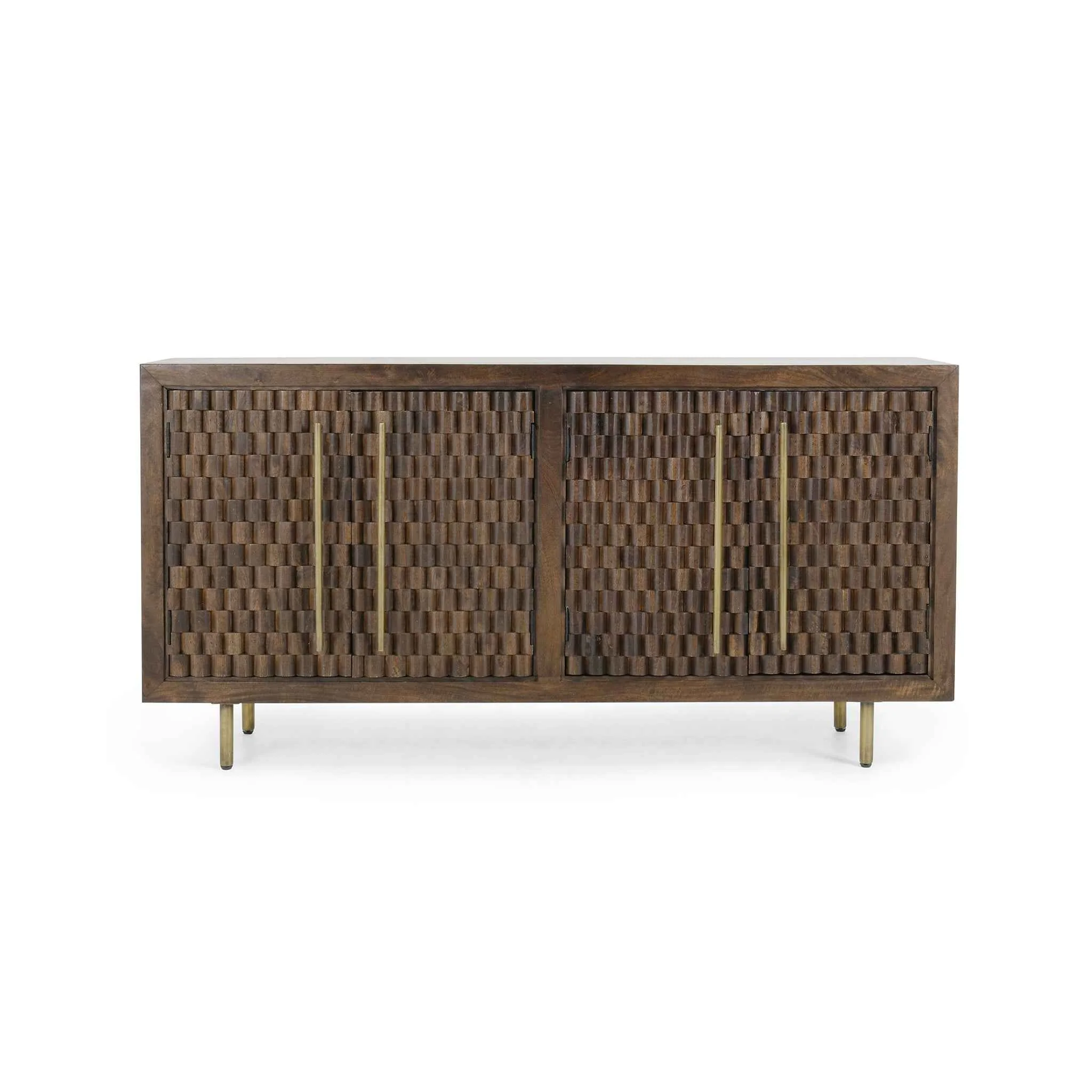 Norwood 4 Door Buffet - Bark Brown - Image 2