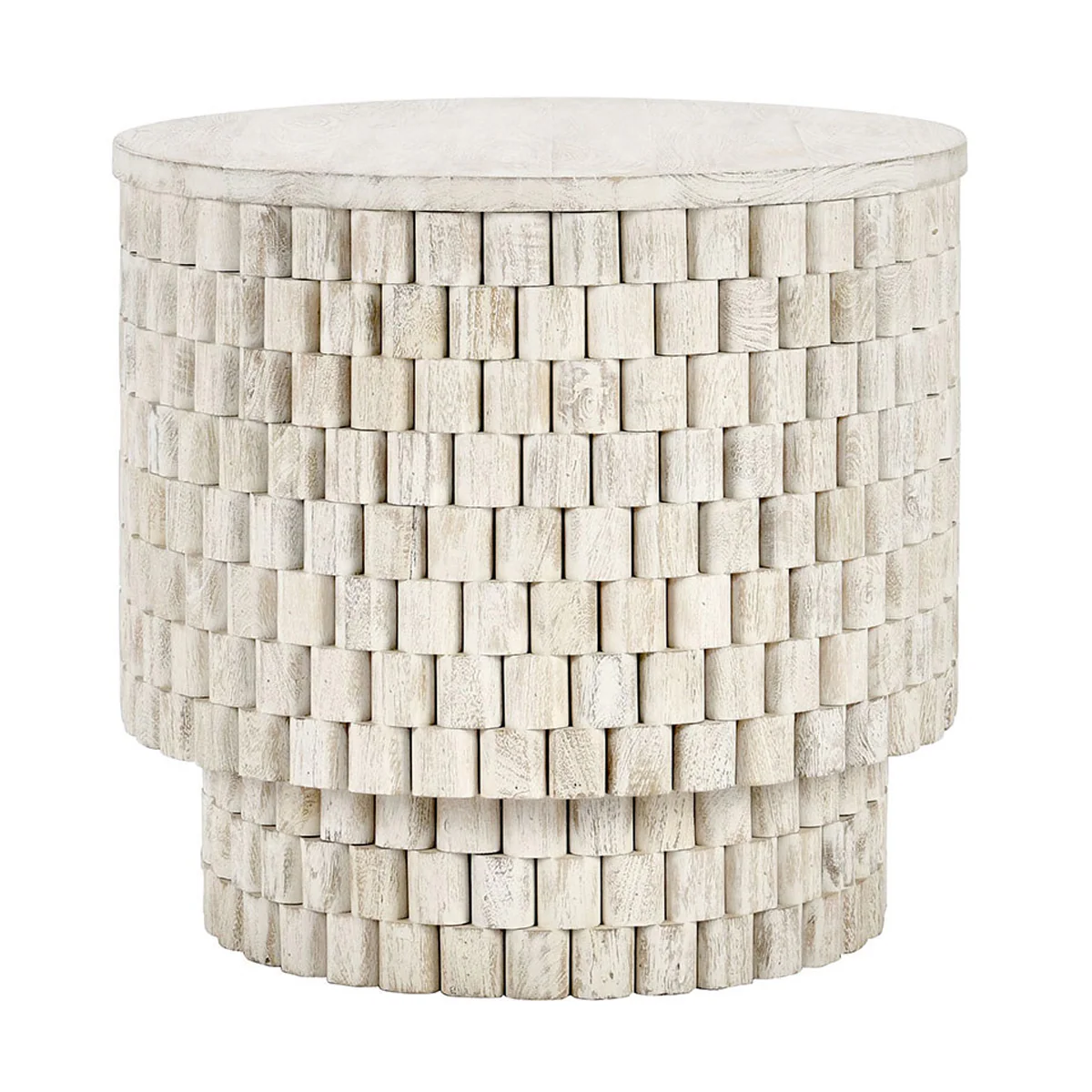 Norwood End Table - Coastal White