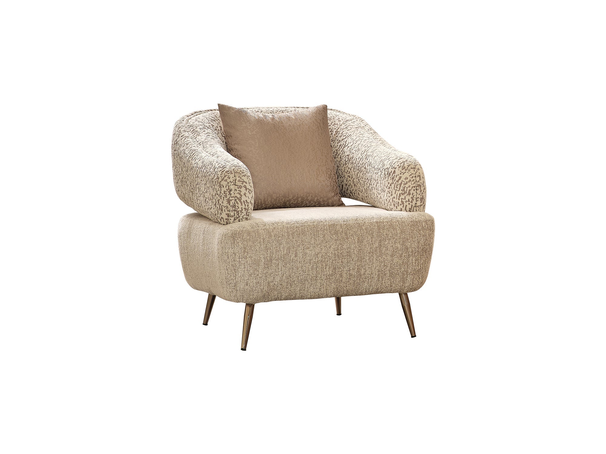 Nova Cream 3-pieces (Sofa & Loveseat & Chair) Living Room Set - Image 14