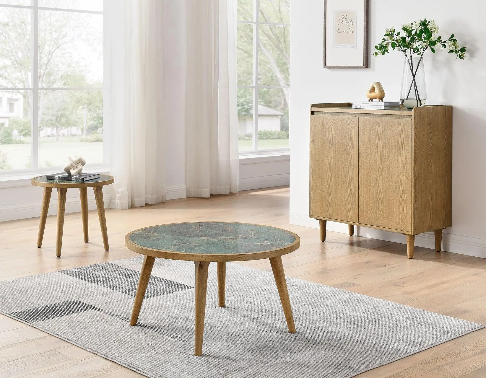 Novato Sintered Stone Cocktail Table - Image 7