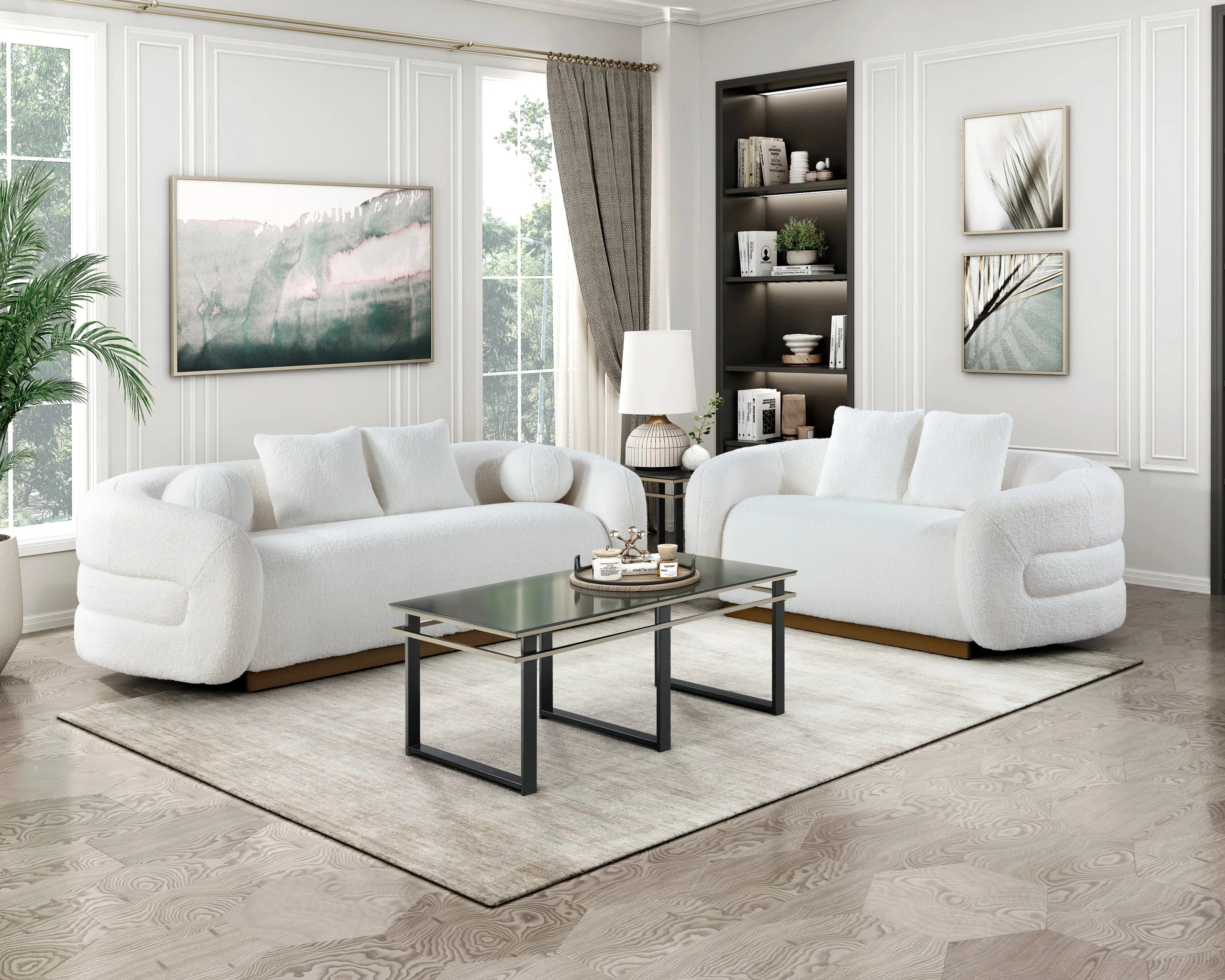 Novella White Sofa - Image 3