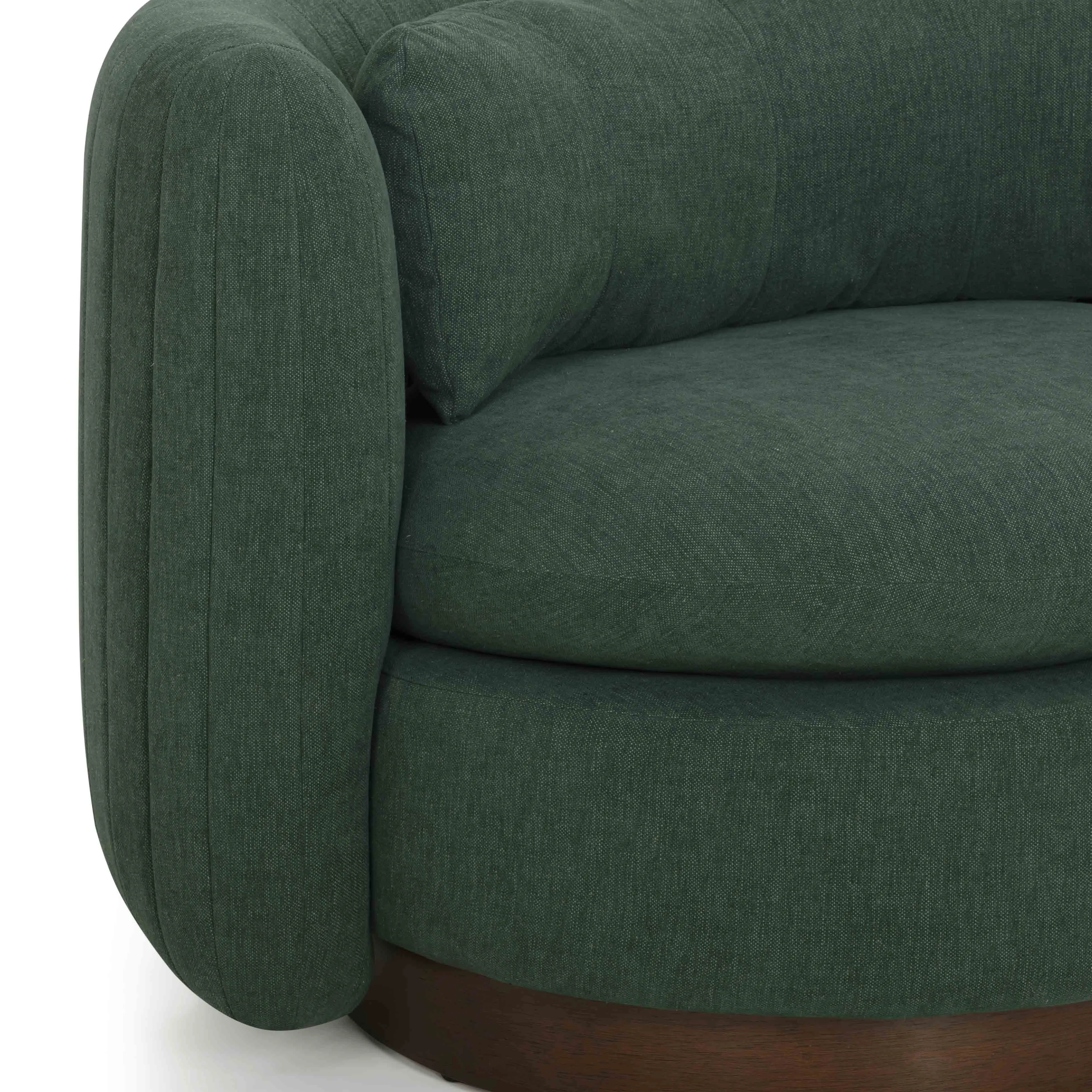 Nura Chenille Swivel Accent Chair - Image 6