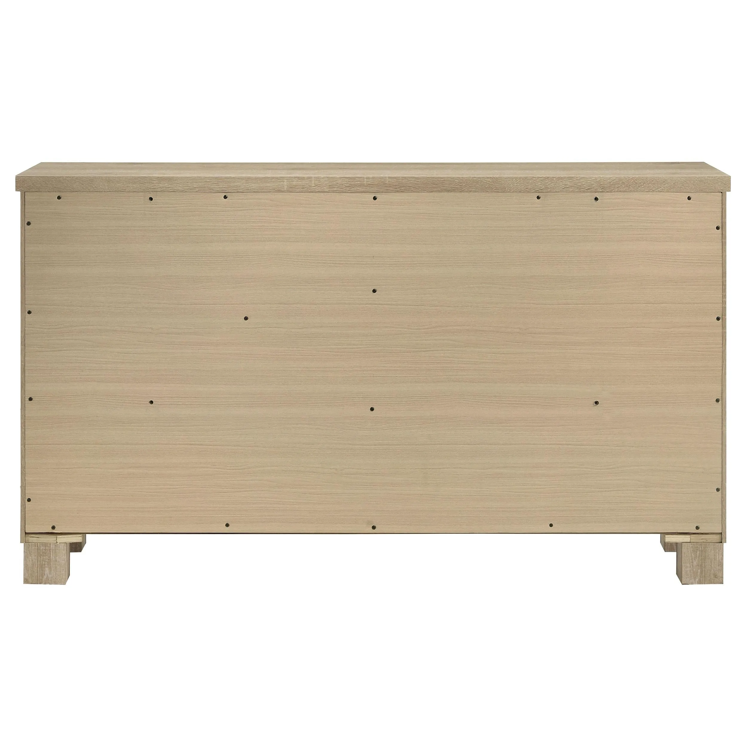 Oakglen Weathered Oak 6-drawer Bedroom Dresser - Image 7