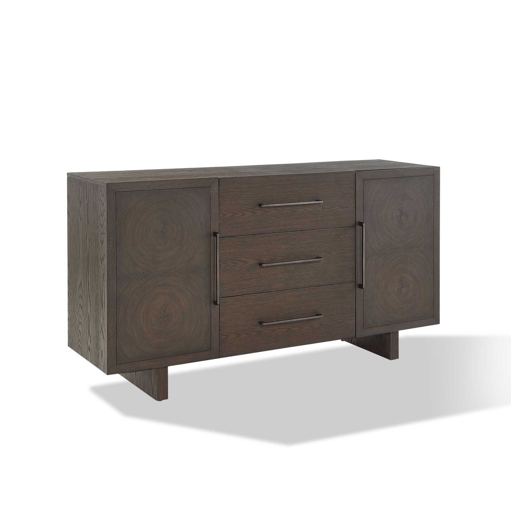 Oakland Three-Drawer Sideboard in Brunette - Image 6