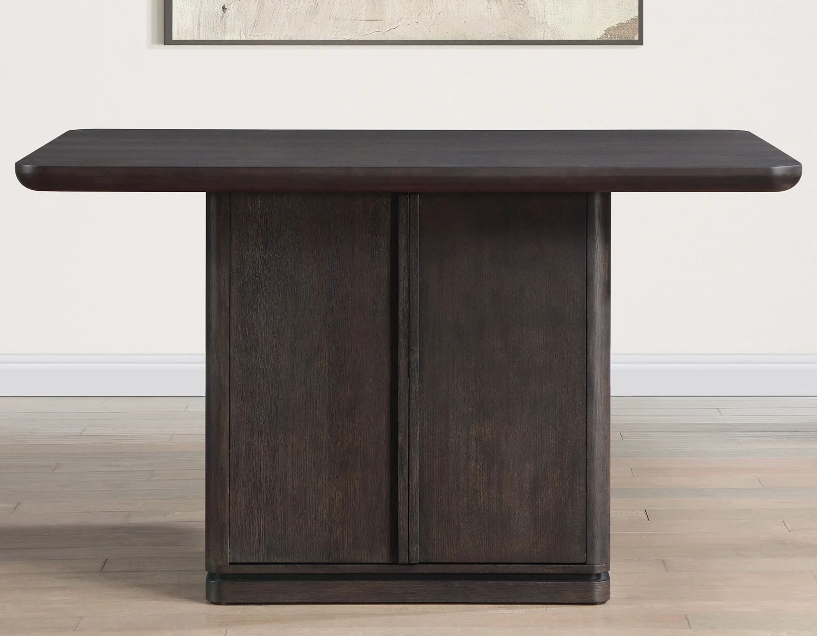 Oakley Charcoal Brown Counter Storage Table - Image 13