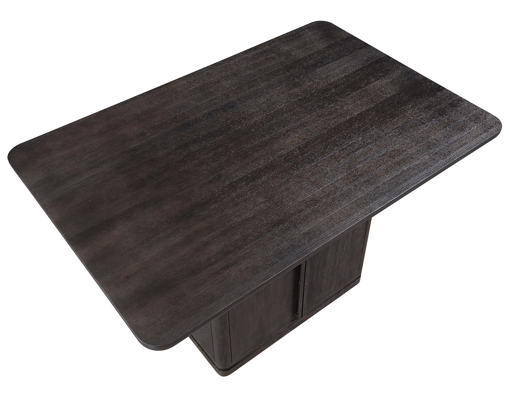 Oakley Charcoal Brown Counter Storage Table - Image 8
