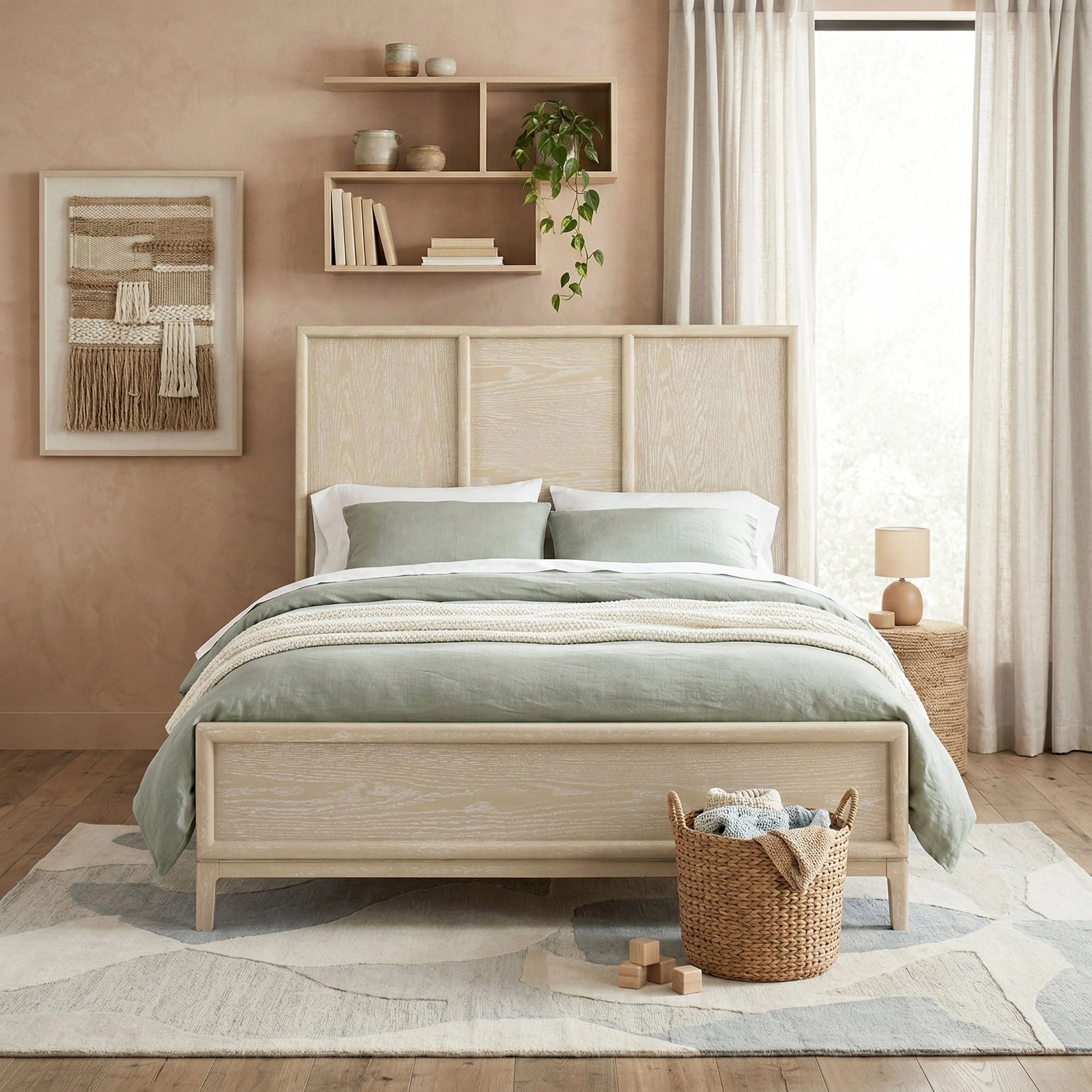 Oakmont Light Brown California King Bed - Image 12