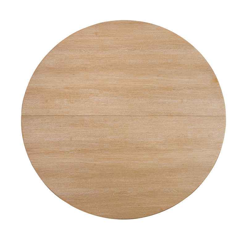 Oberto Natural Round Dining Table Only - Image 5